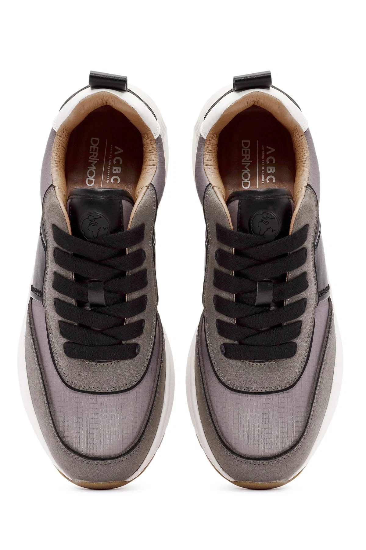 ACBC x Derimod Erkek Gri Bağcıklı Sneaker - Image 8