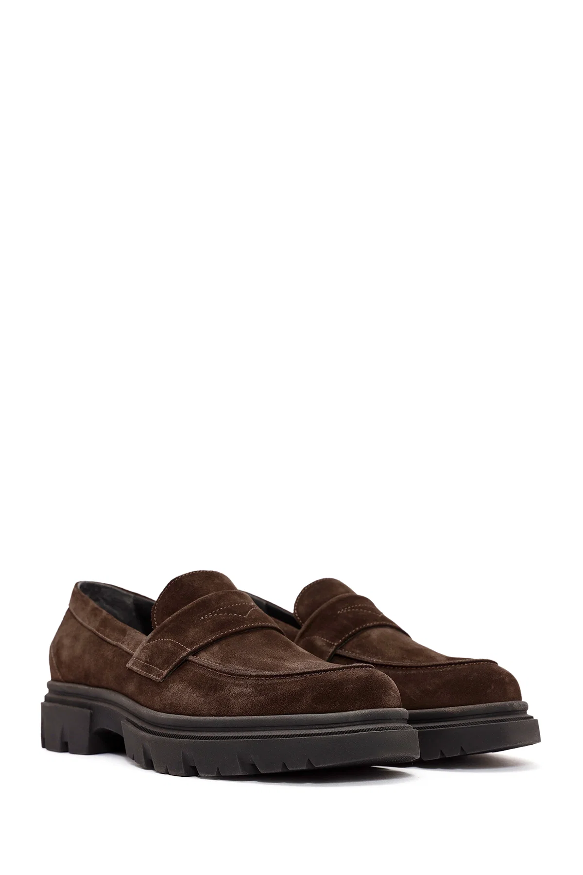ACBC x Derimod Erkek Kahverengi Süet Deri Maskülen Loafer - Image 3