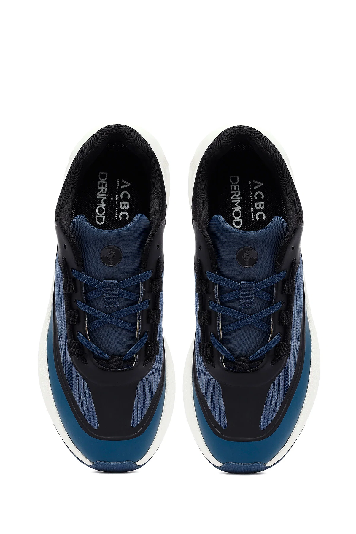 ACBC x Derimod Erkek Lacivert Bağcıklı Kalın Tabanlı Kumaş Sneaker - Image 7