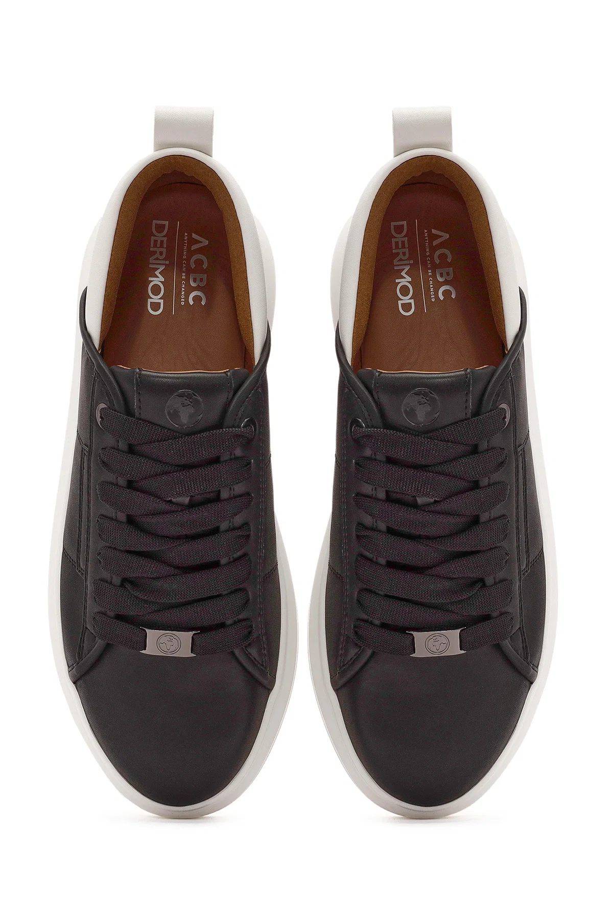 ACBC x Derimod Erkek Siyah Bağcıklı Sneaker - Image 7