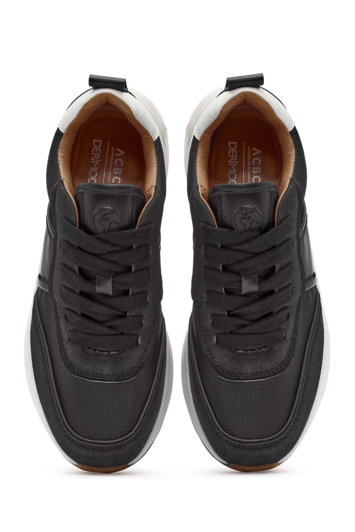 ACBC x Derimod Erkek Siyah Bağcıklı Sneaker - Image 7