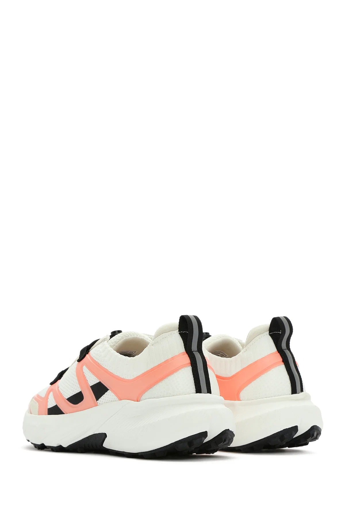 ACBC x DERİMOD Kadın Bej Bağcıklı Kalın Tabanlı Kumaş Sneaker - Image 5