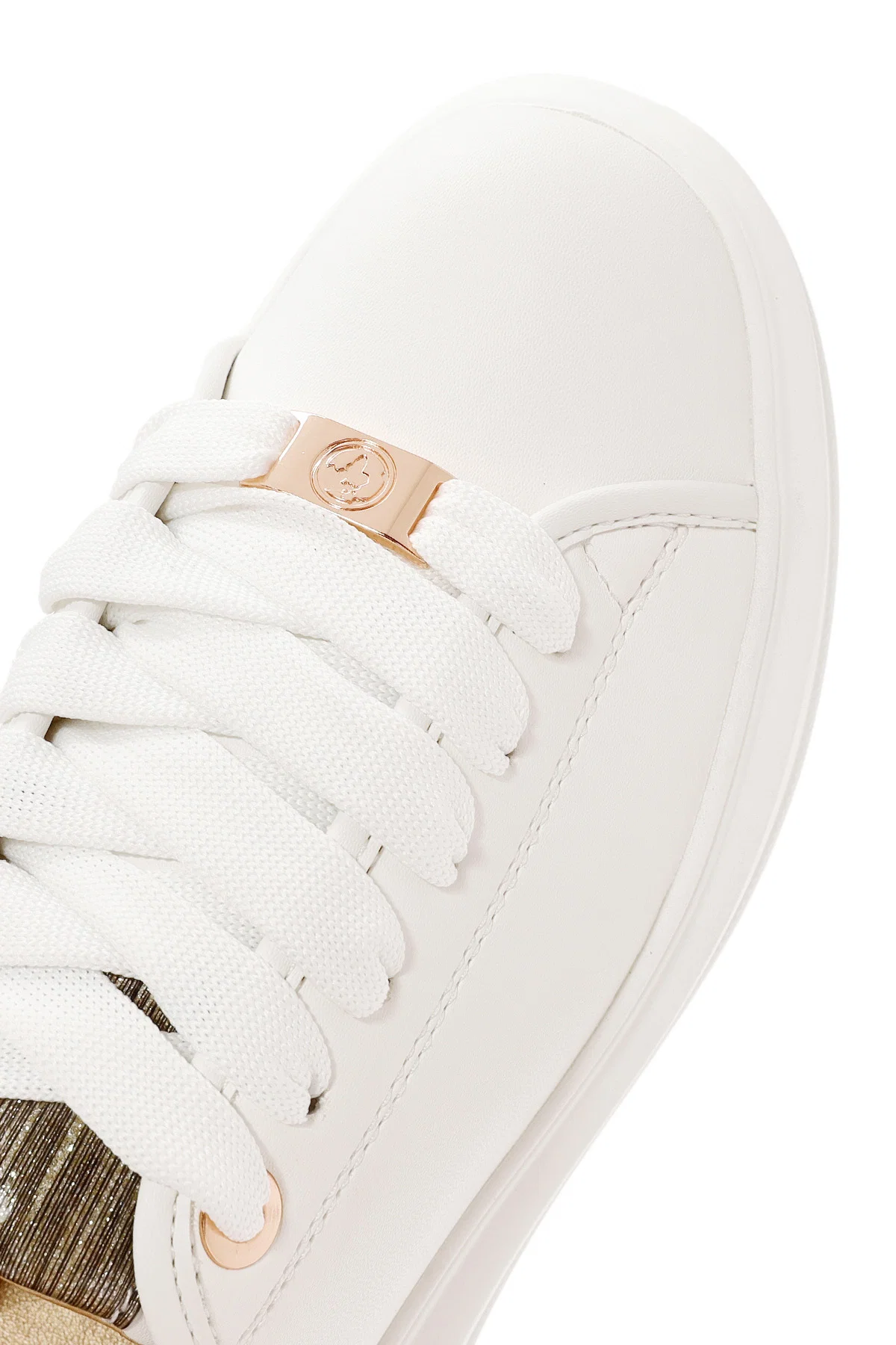 ACBC x Derimod Kadın Beyaz Bağcıklı Kalın Tabanlı Sneaker - Image 9