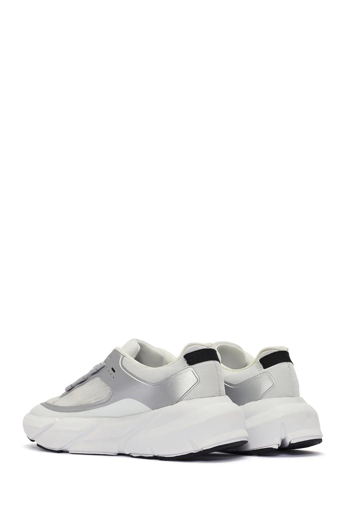 ACBC x DERİMOD Kadın Beyaz Bağcıklı Kalın Tabanlı Sneaker - Image 5