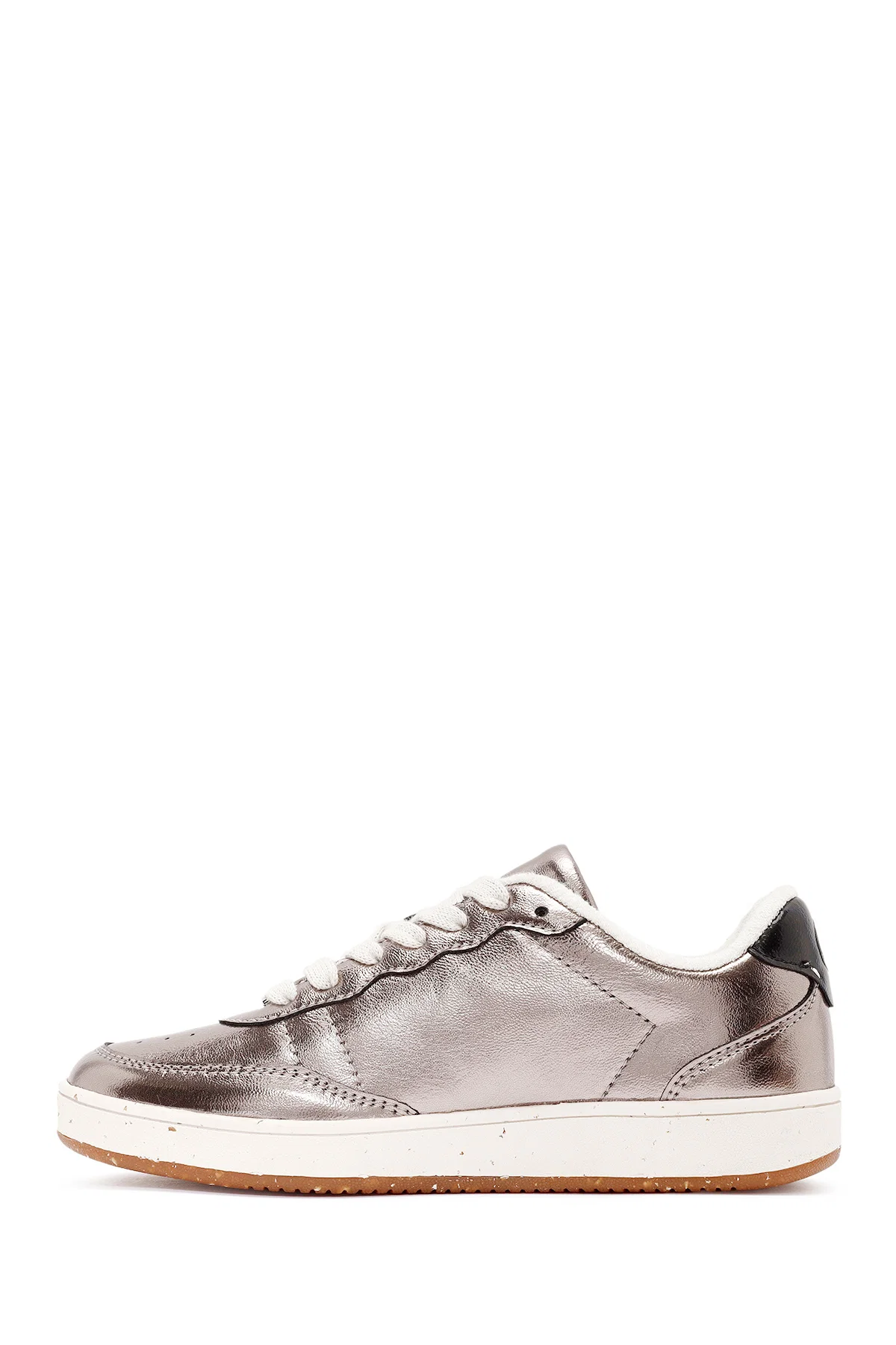 ACBC x Derimod Kadın Bronz Bağcıklı Metalik Sneaker - Image 2