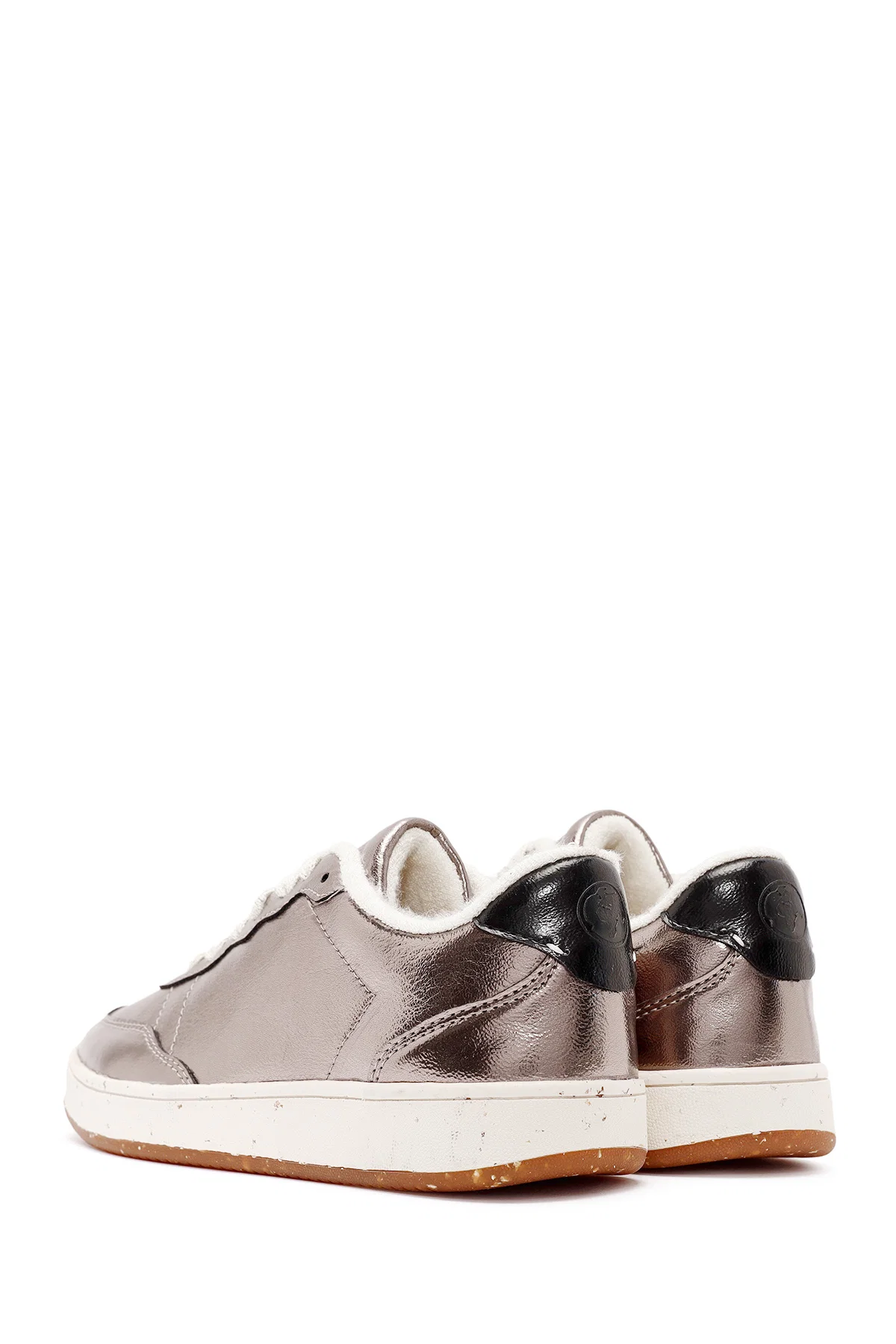 ACBC x Derimod Kadın Bronz Bağcıklı Metalik Sneaker - Image 5