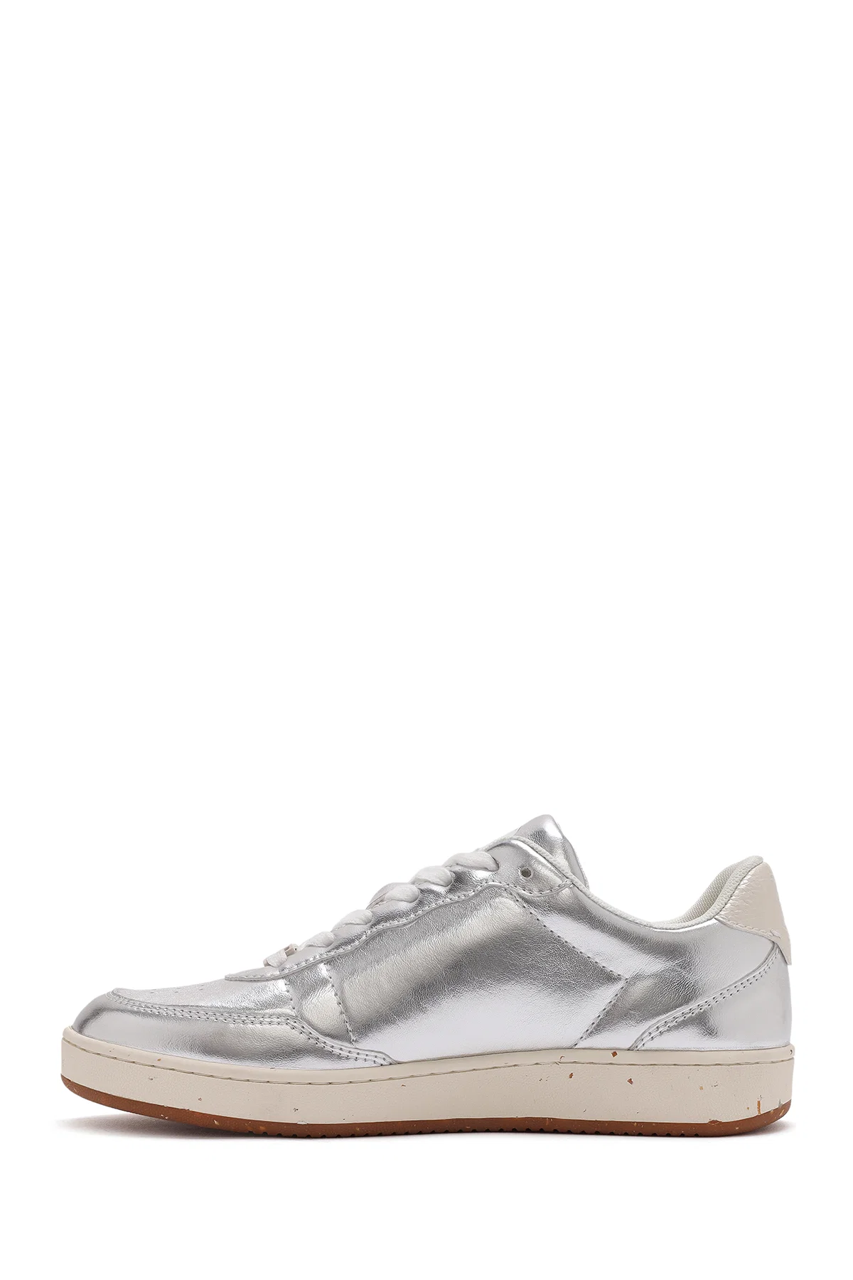 ACBC x Derimod Kadın Gri Metalik Bağcıklı Sneaker - Image 2