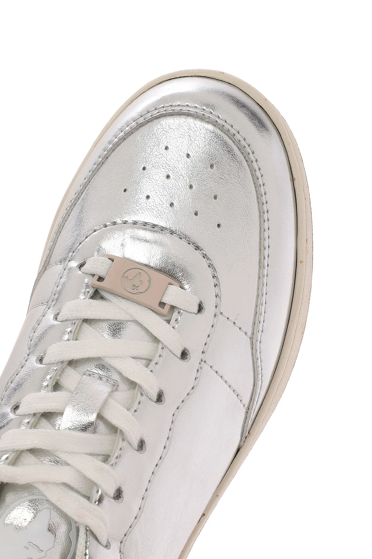 ACBC x Derimod Kadın Gri Metalik Bağcıklı Sneaker - Image 8
