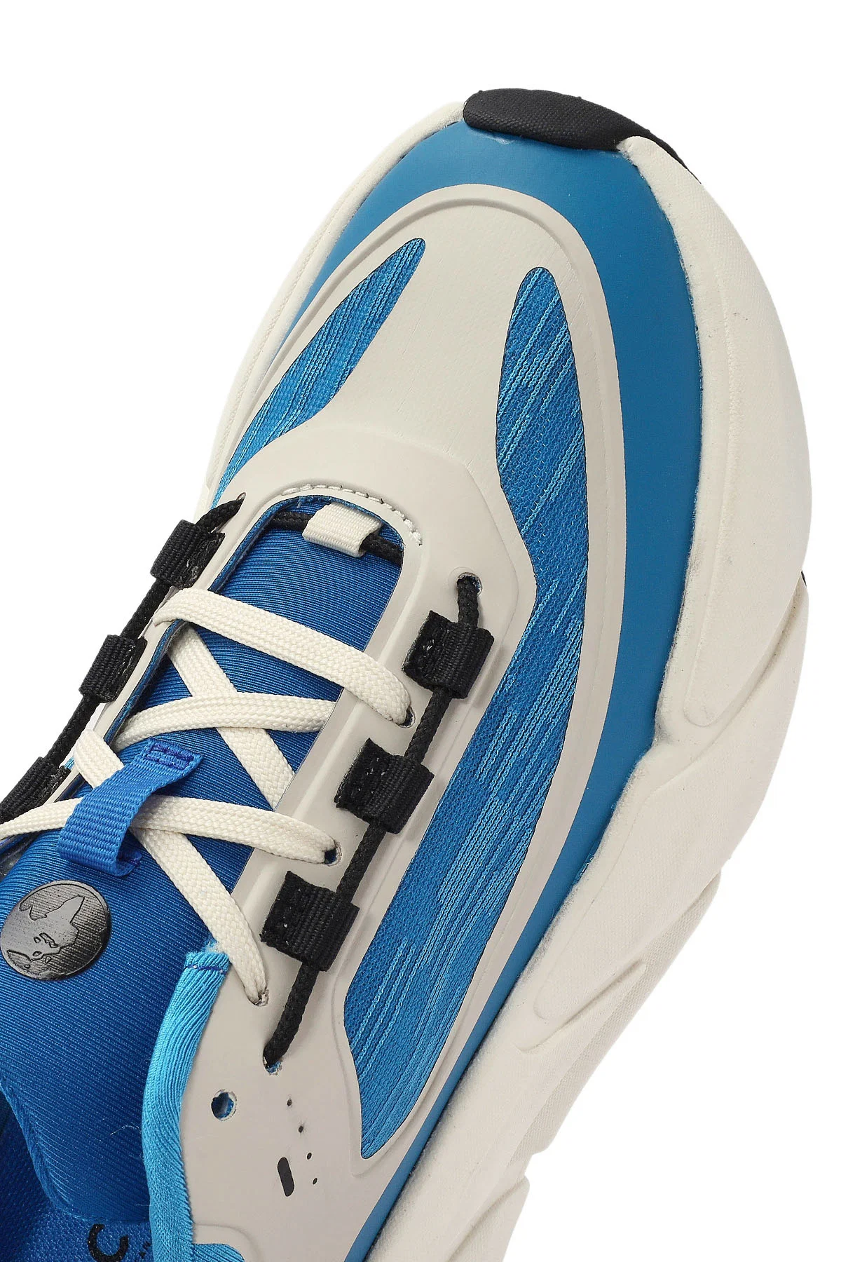 ACBC x DERİMOD Kadın Mavi Bağcıklı Kalın Tabanlı Sneaker - Image 8