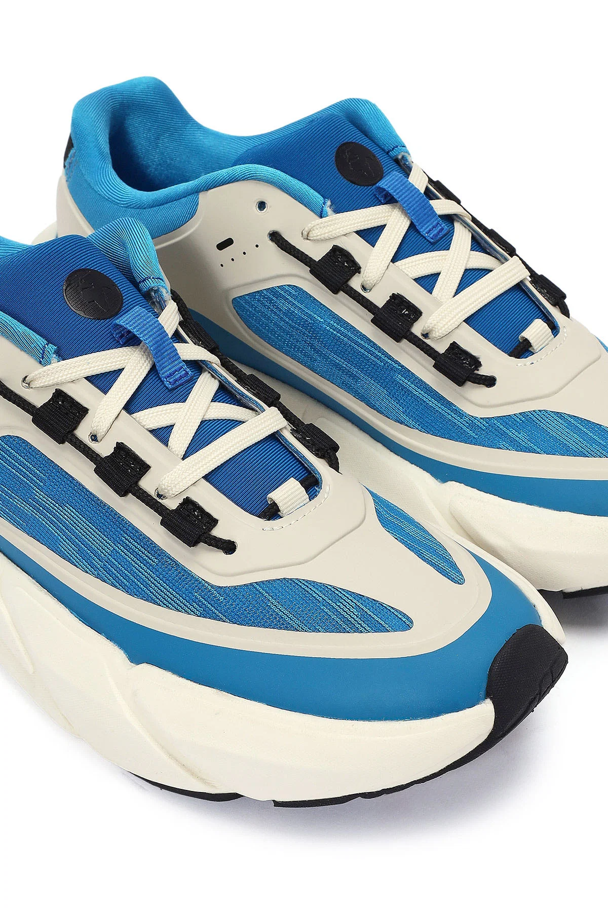 ACBC x DERİMOD Kadın Mavi Bağcıklı Kalın Tabanlı Sneaker - Image 9
