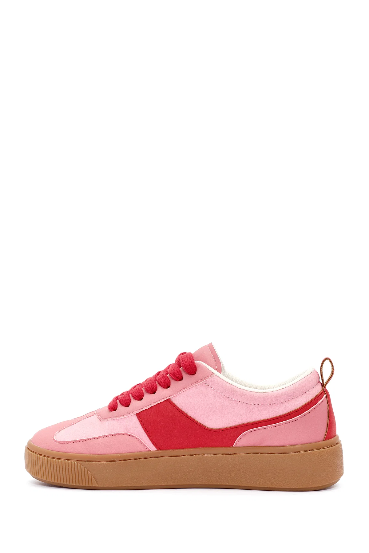 ACBC x Derimod Kadın Pembe Bağcıklı Süet Sneaker - Image 3