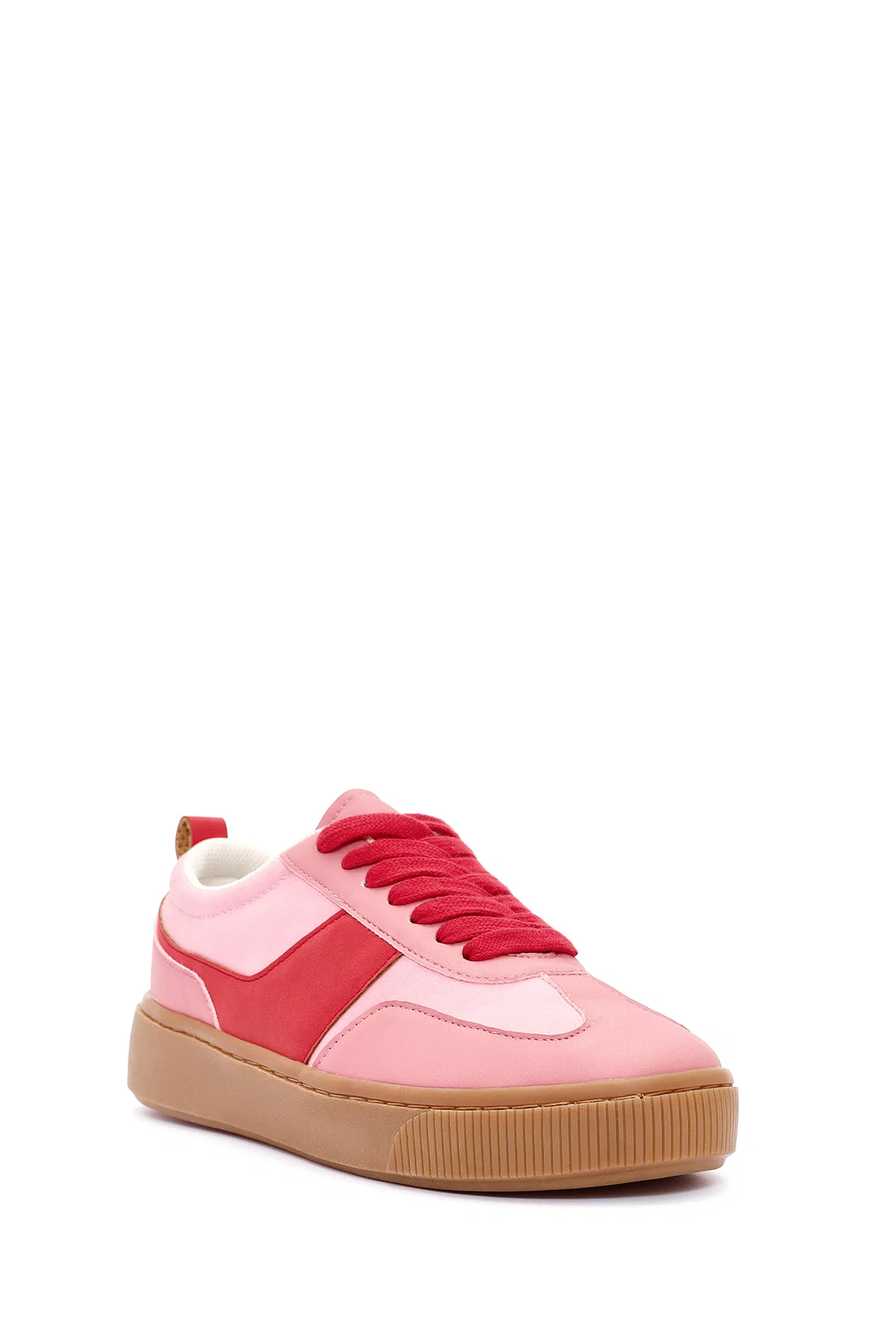 ACBC x Derimod Kadın Pembe Bağcıklı Süet Sneaker - Image 7