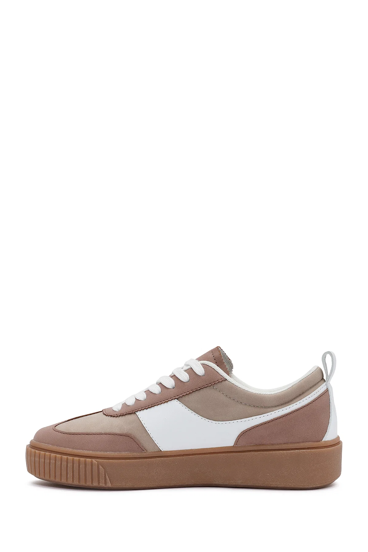 ACBC x Derimod Kadın Pembe Bağcıklı Süet Sneaker - Image 2