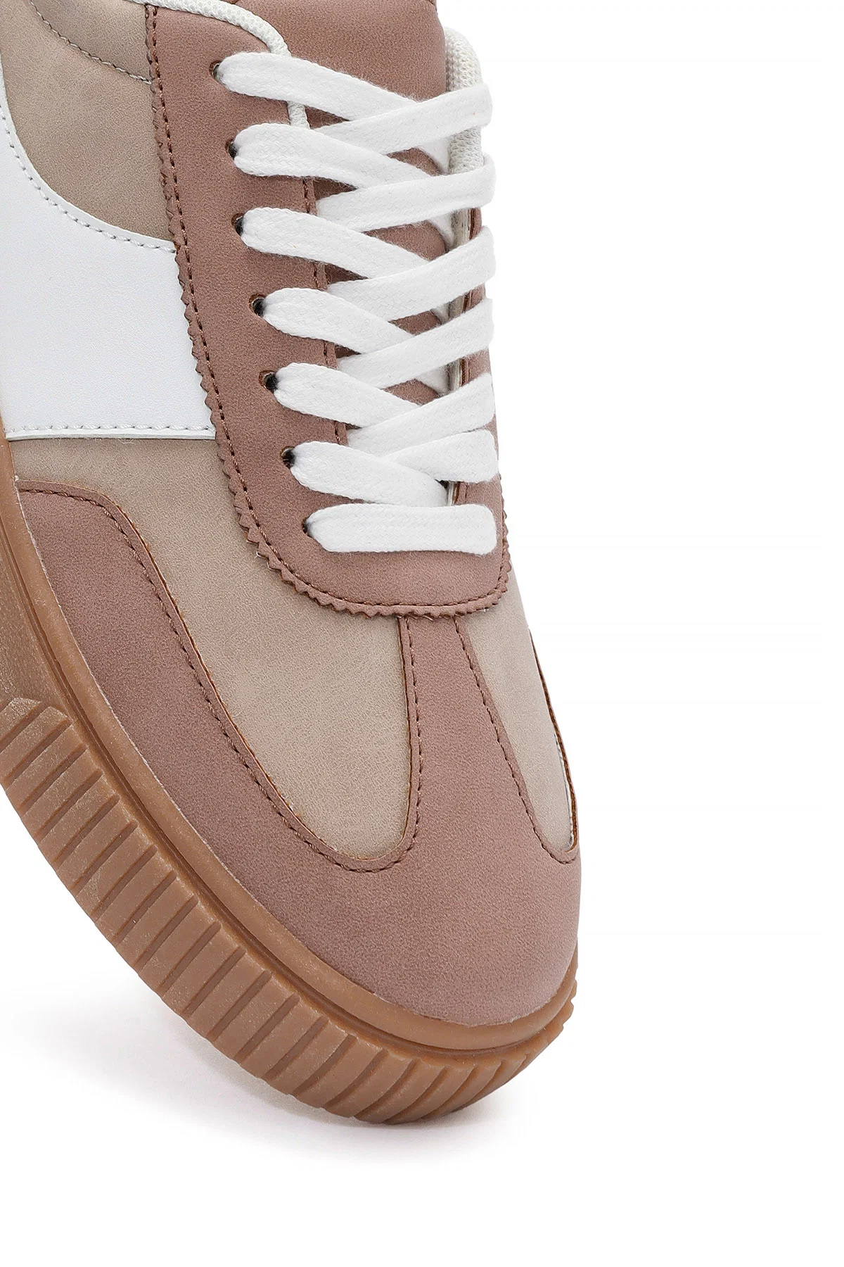 ACBC x Derimod Kadın Pembe Bağcıklı Süet Sneaker - Image 8