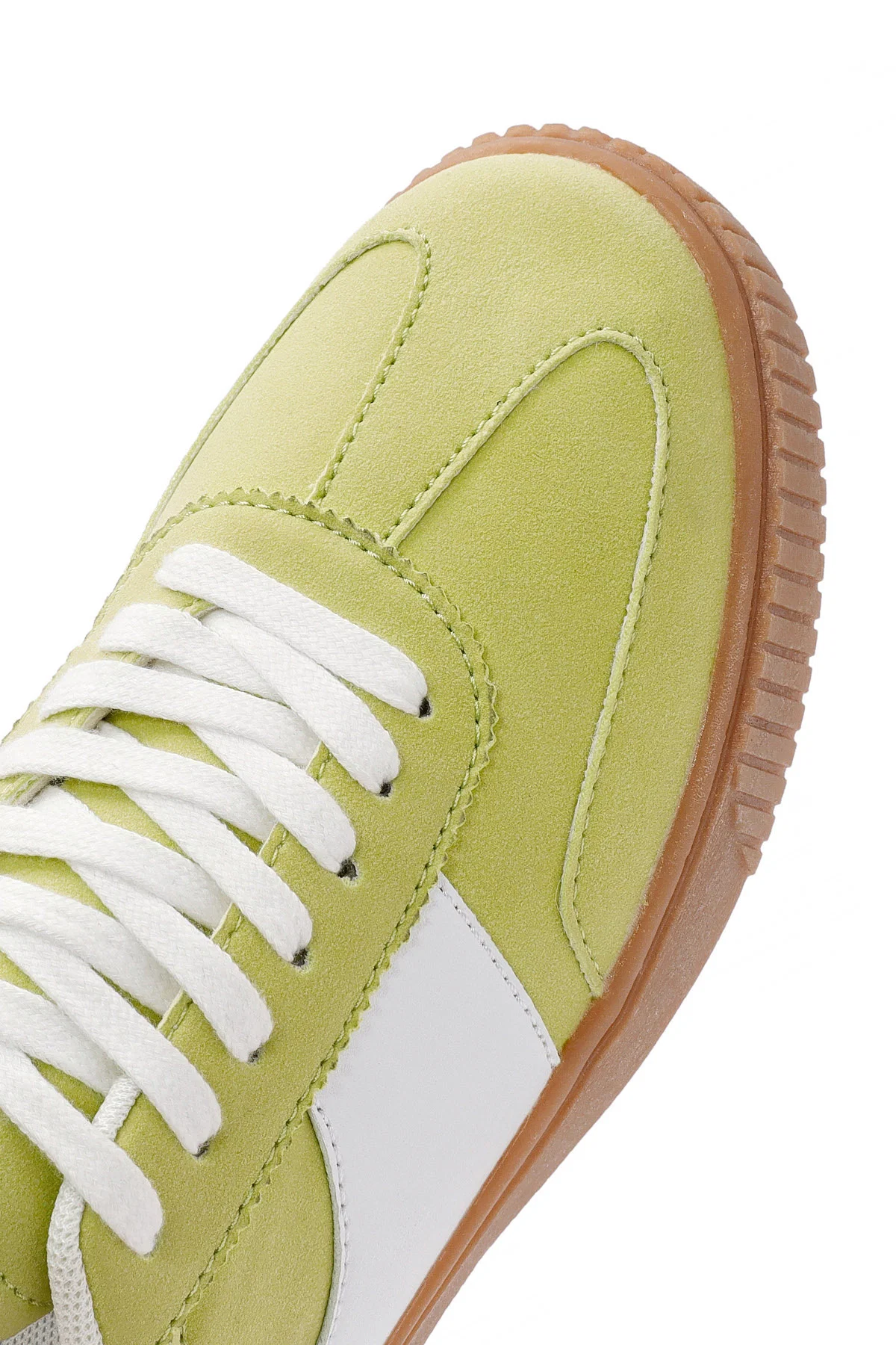 ACBC x Derimod Kadın Sarı Bağcıklı Süet Sneaker - Image 9