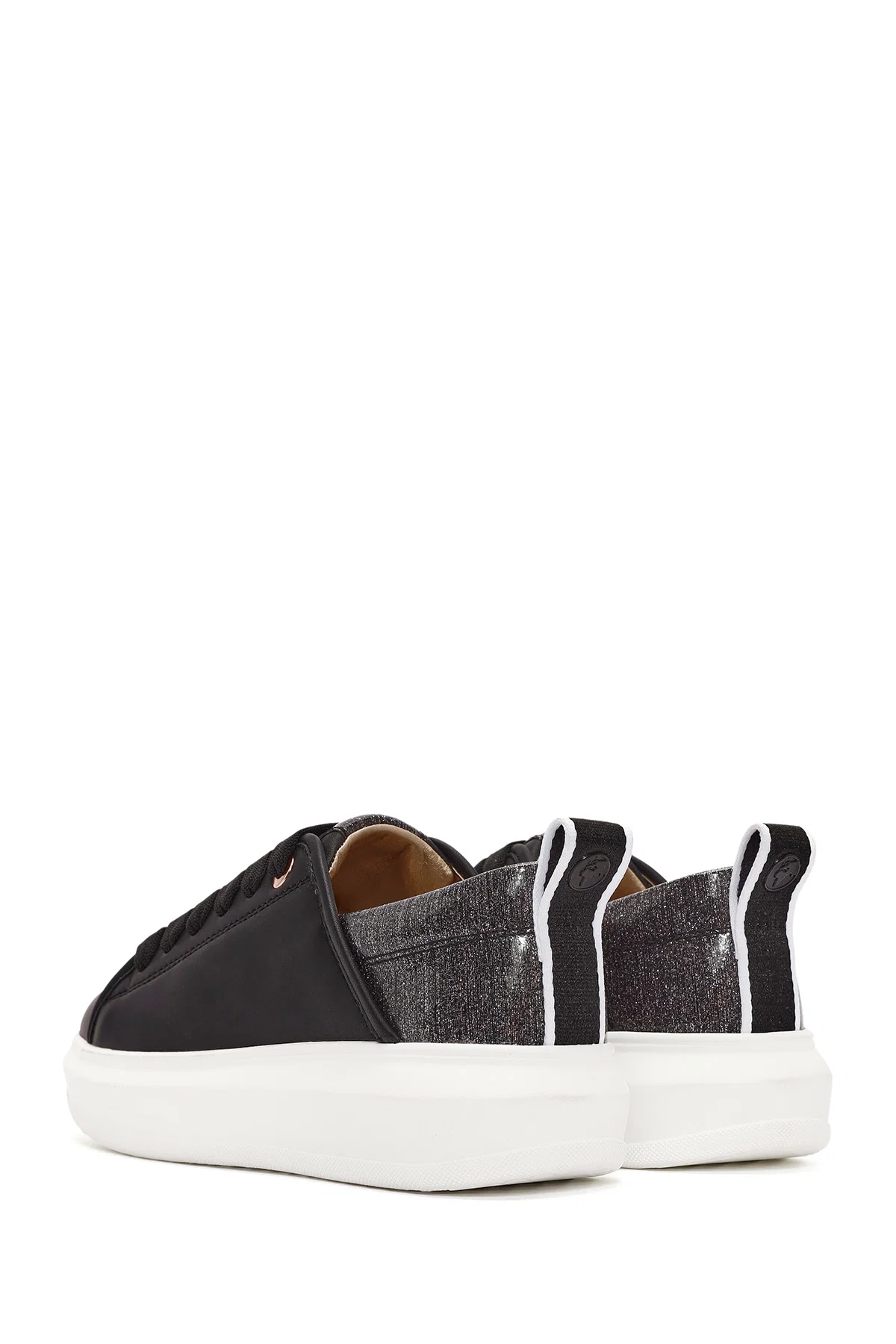 ACBC x Derimod Kadın Siyah Bağcıklı Kalın Tabanlı Sneaker - Image 6