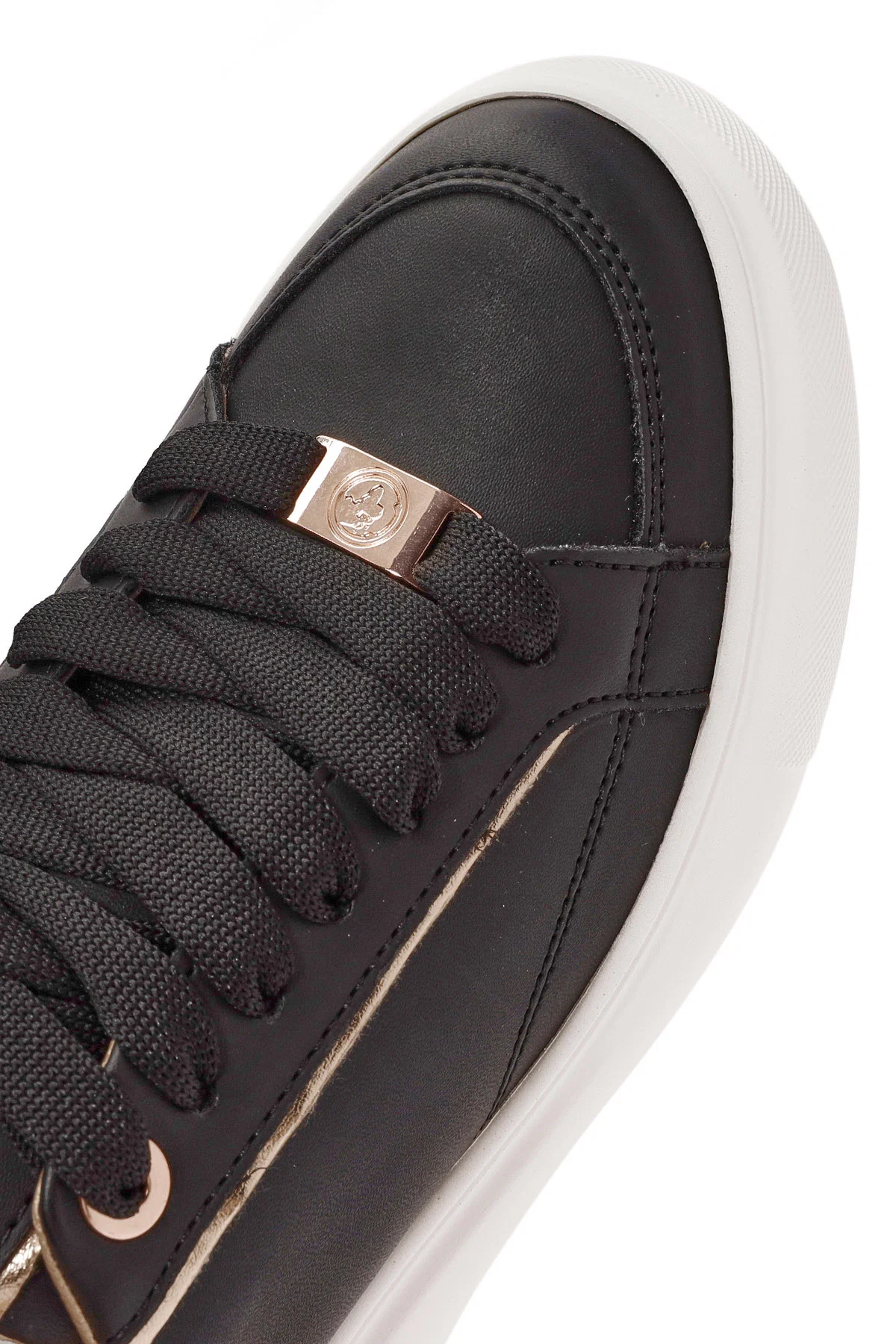 ACBC x Derimod Kadın Siyah Bağcıklı Kalın Tabanlı Sneaker - Image 8