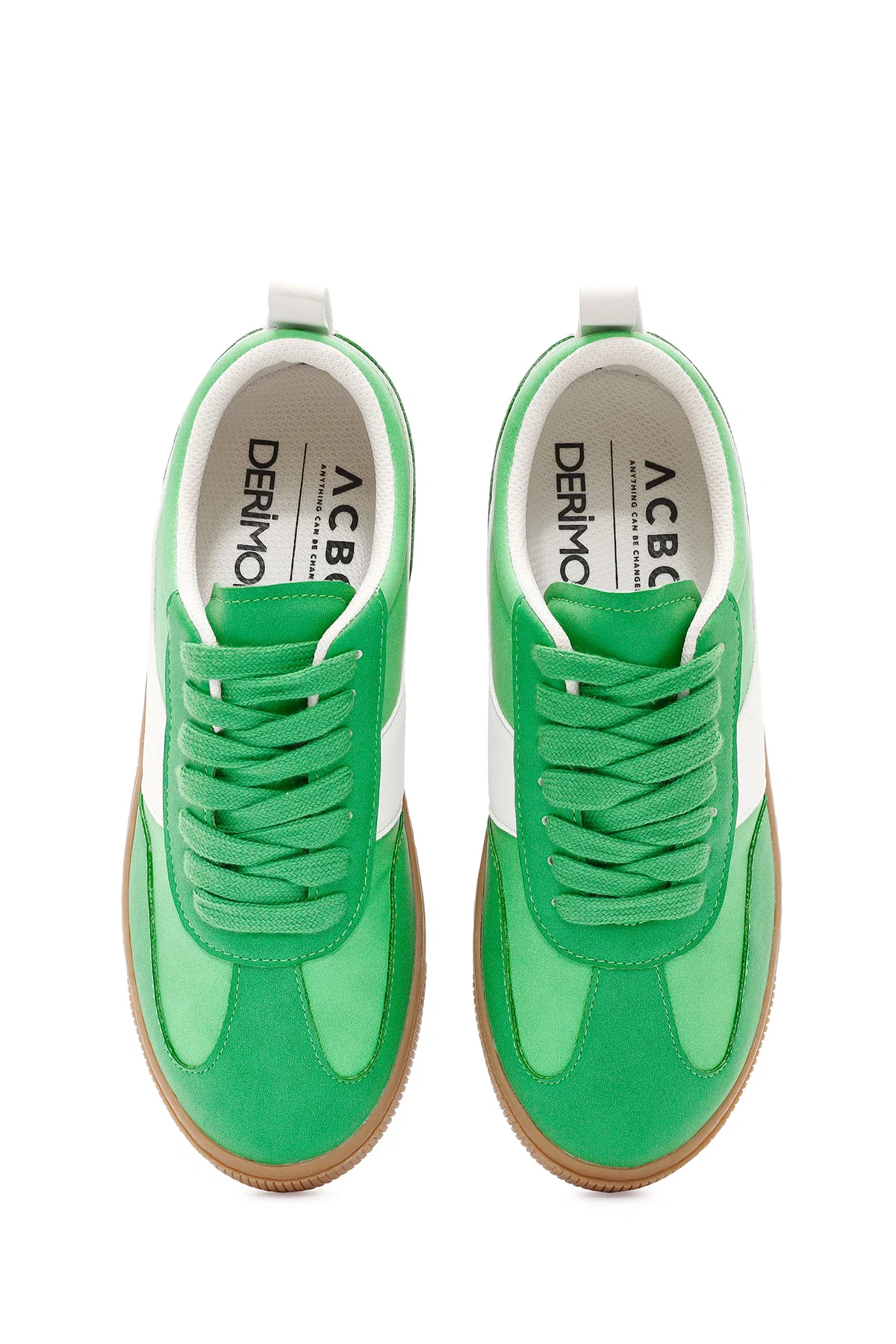 ACBC x Derimod Kadın Yeşil Bağcıklı Süet Sneaker - Image 8