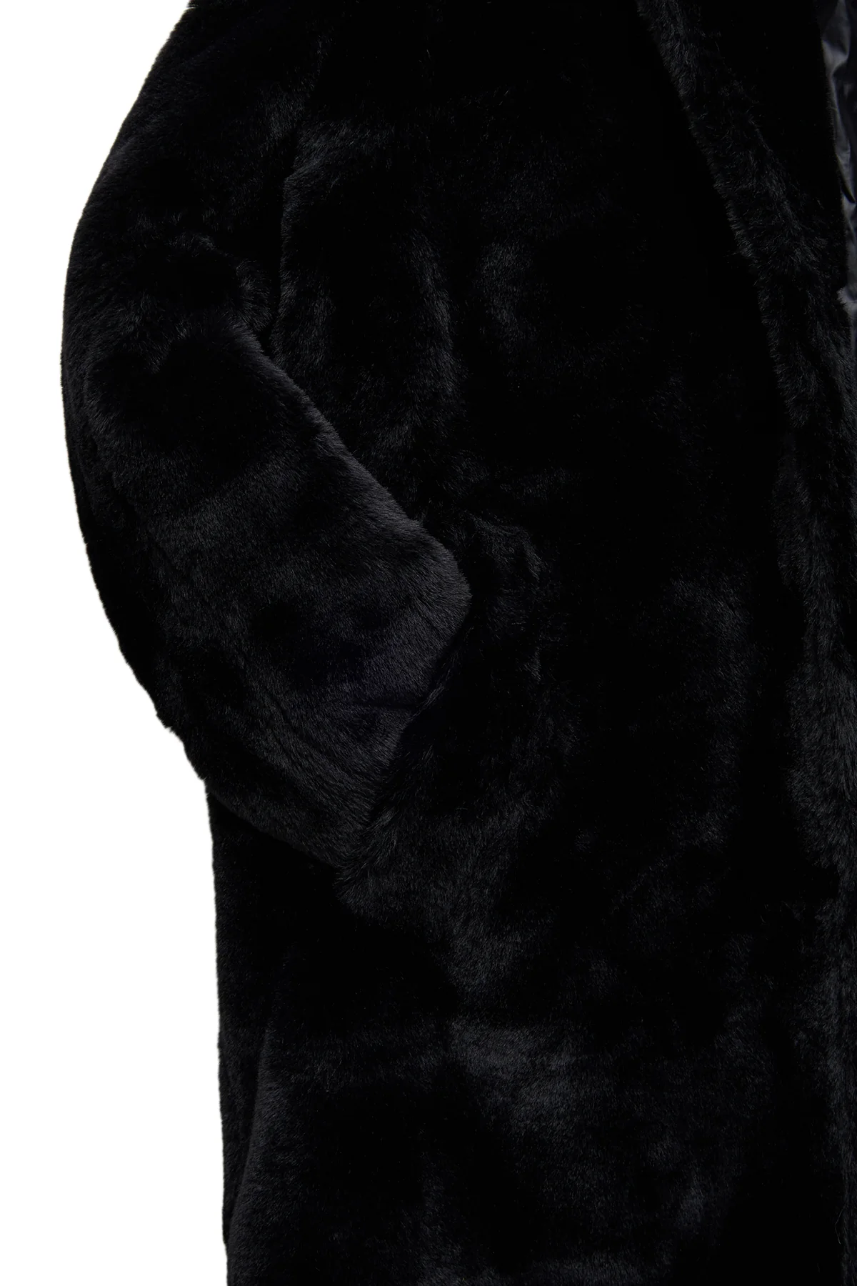 Alaska Kadın Siyah Teddy Kaban - Image 8