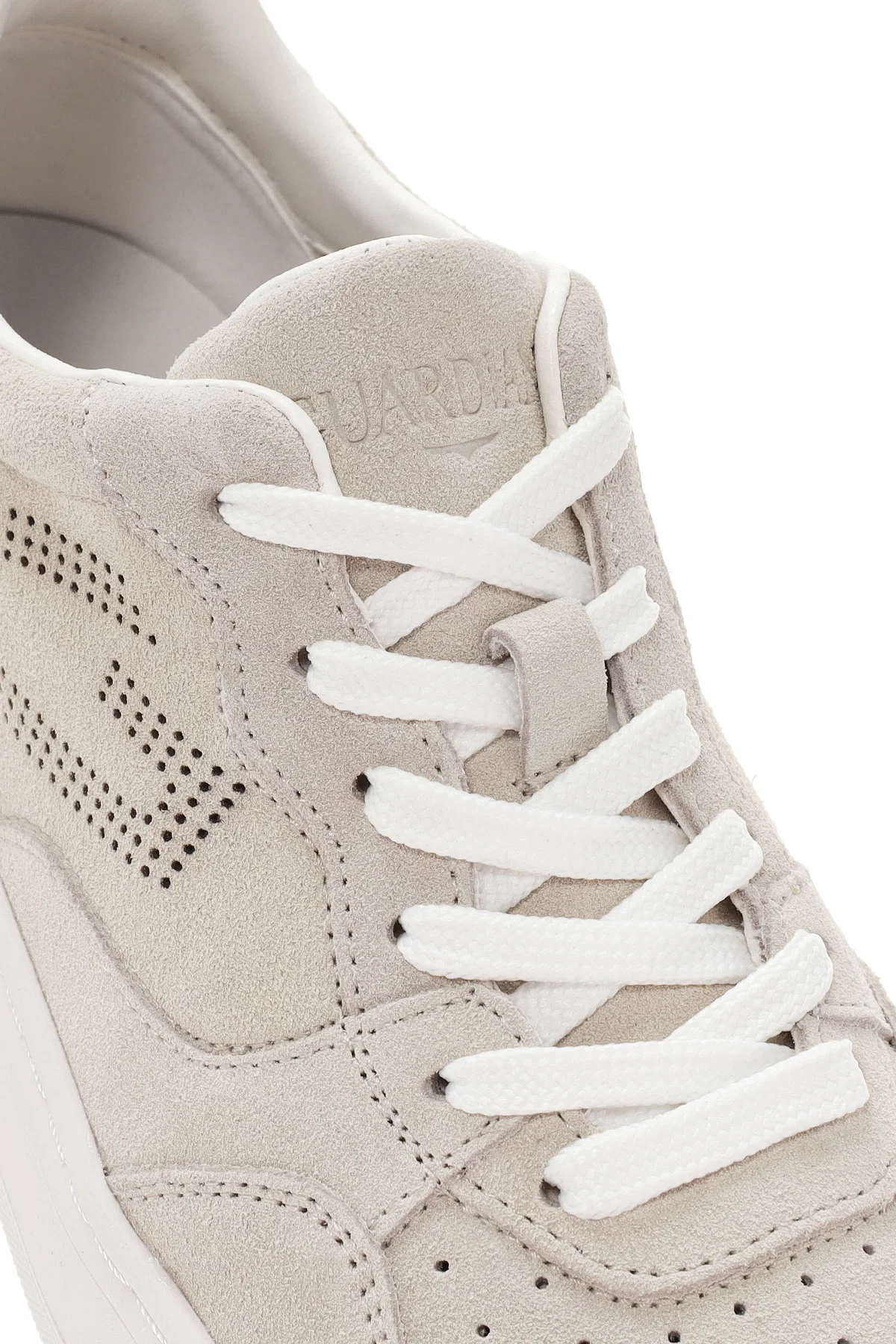 Alberto Guardiani Erkek Bej New Era Bağcıklı Deri Sneaker - Image 11