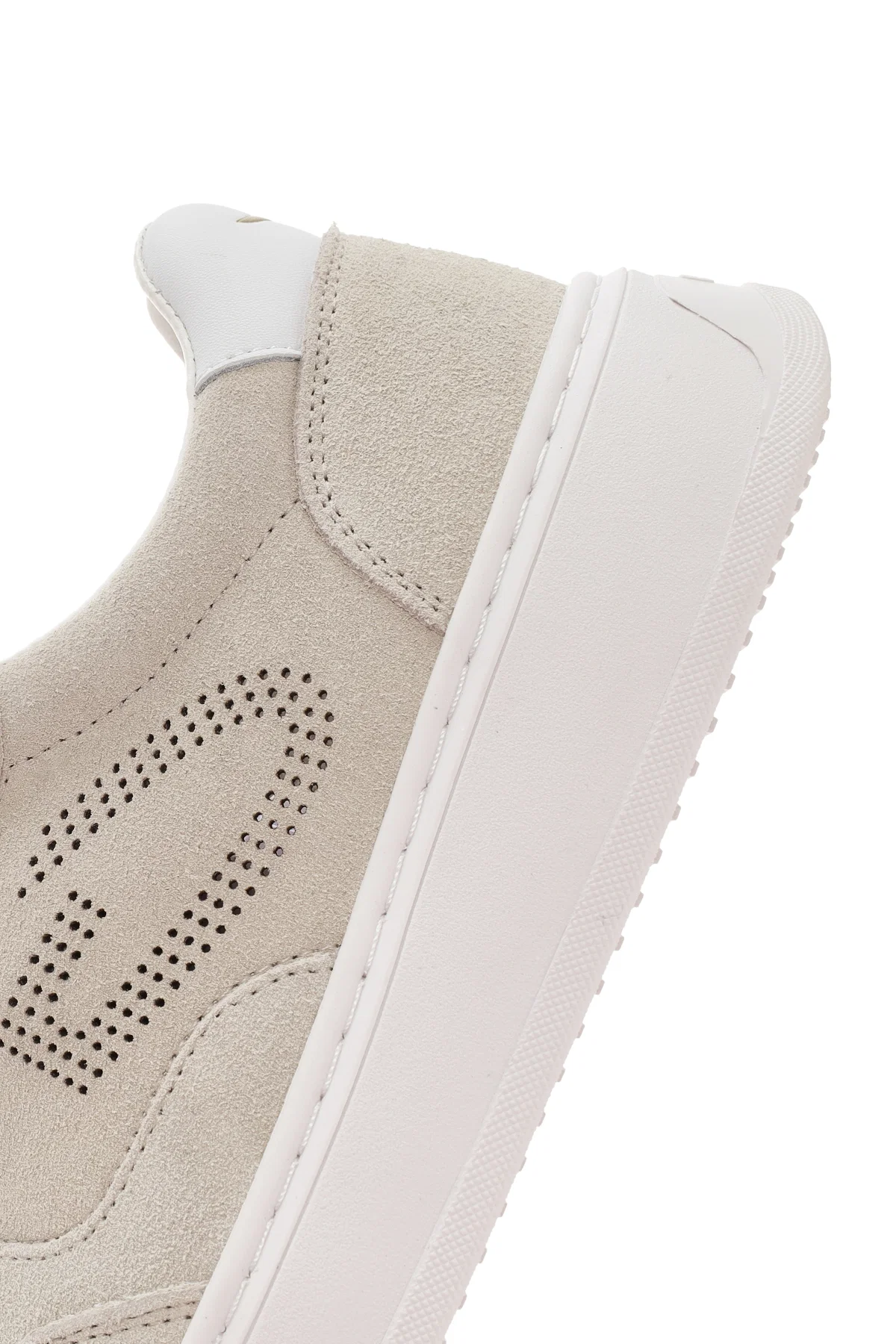 Alberto Guardiani Erkek Bej New Era Bağcıklı Deri Sneaker - Image 8