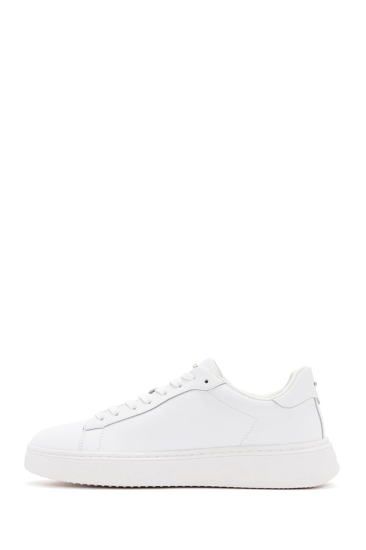 Alberto Guardiani Erkek Beyaz Winner Deri Sneaker - Image 2