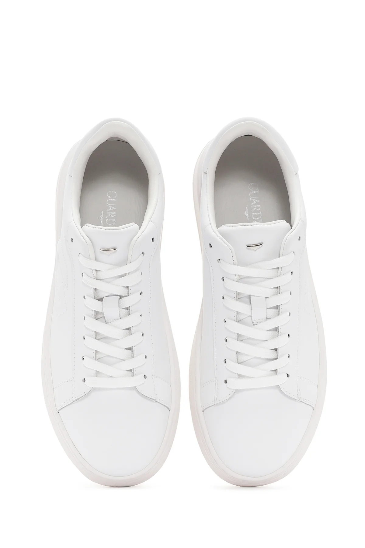 Alberto Guardiani Erkek Beyaz Winner Deri Sneaker - Image 7