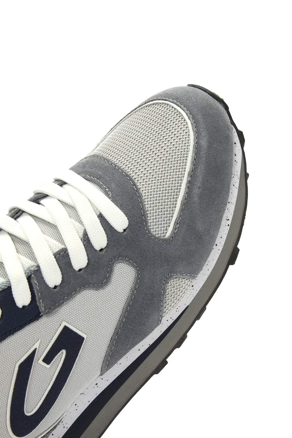 Alberto Guardiani Erkek Gri Siyah Wen Kalın Tabanlı Sneaker - Image 10