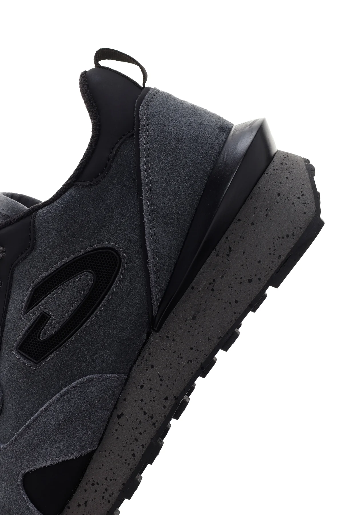 Alberto Guardiani Erkek Koyu Gri Wen Kalın Tabanlı Süet Deri Sneaker - Image 7