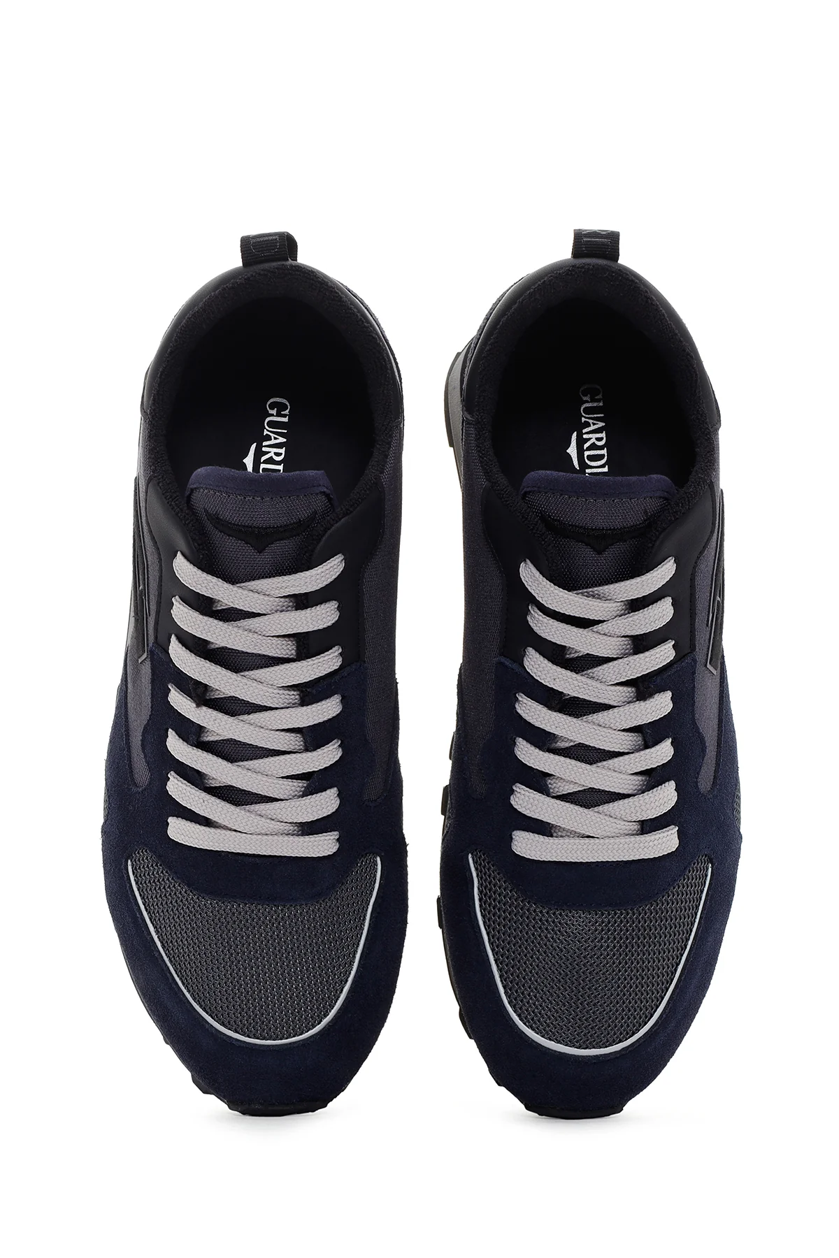 Alberto Guardiani Erkek Lacivert Gri Wen Kalın Tabanlı Sneaker - Image 6
