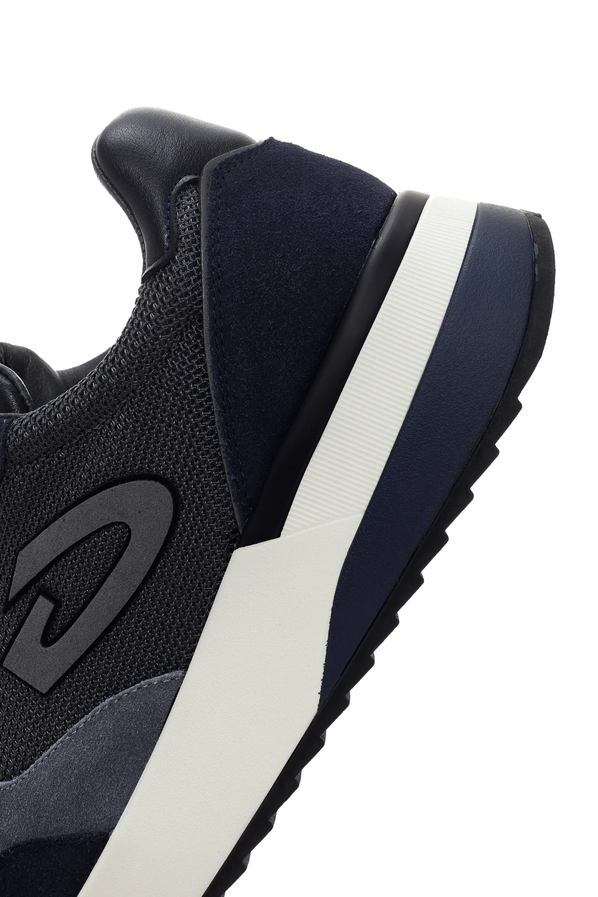 Alberto Guardiani Erkek Lacivert Gri Winner Kalın Tabanlı Deri Sneaker - Image 7