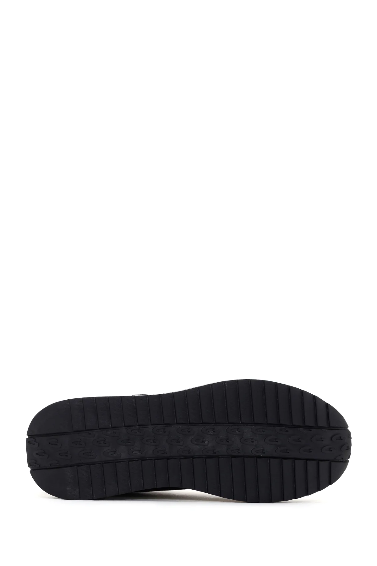 Alberto Guardiani Erkek Siyah Gri Winner Kalın Tabanlı Deri Sneaker - Image 4