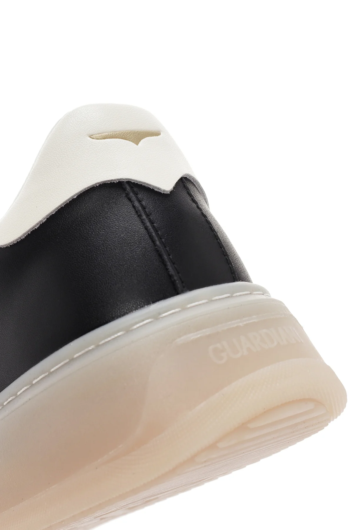 Alberto Guardiani Erkek Siyah New Era Bağcıklı Deri Sneaker - Image 9