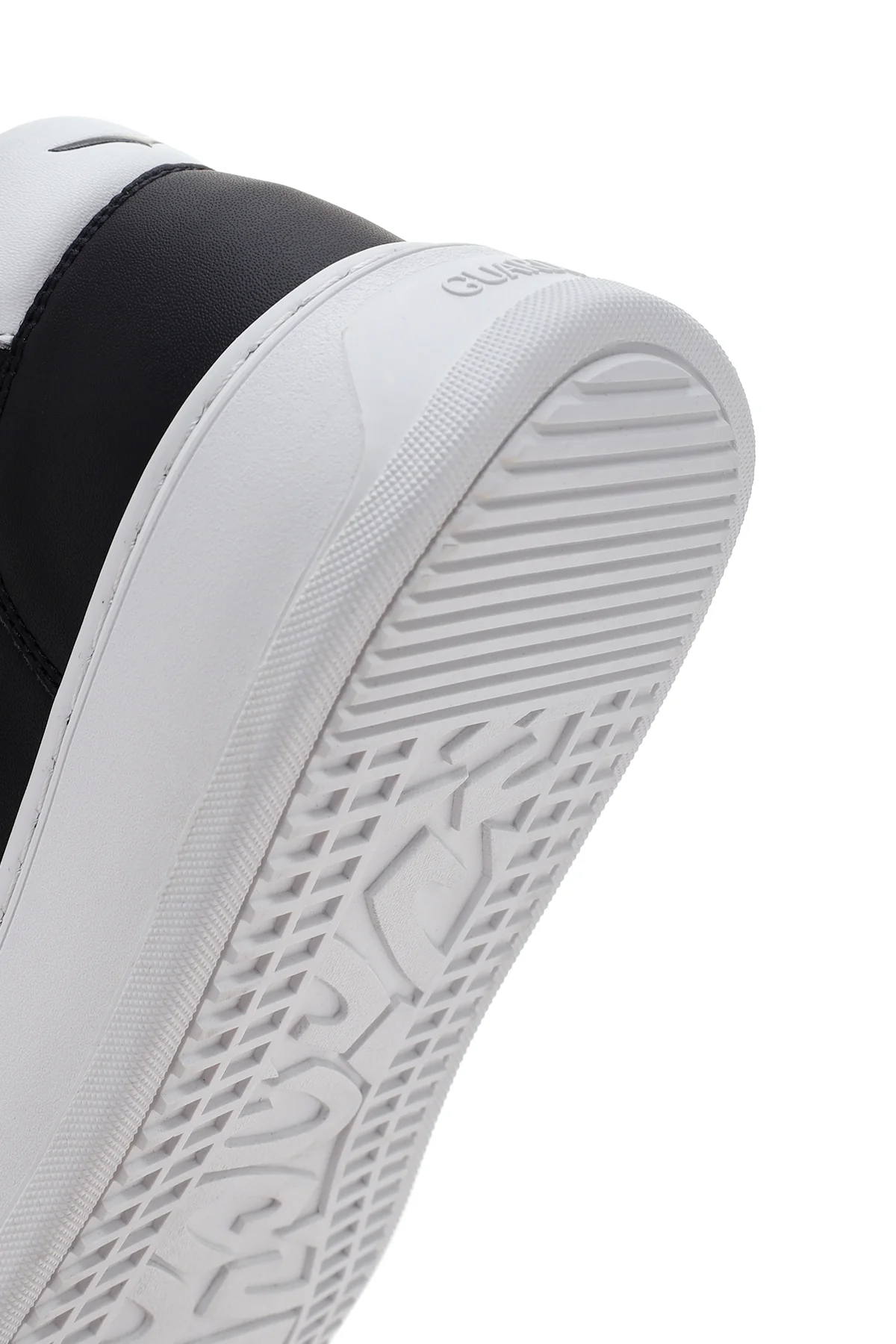 Alberto Guardiani Erkek Siyah New Era Kalın Tabanlı Deri Sneaker - Image 8