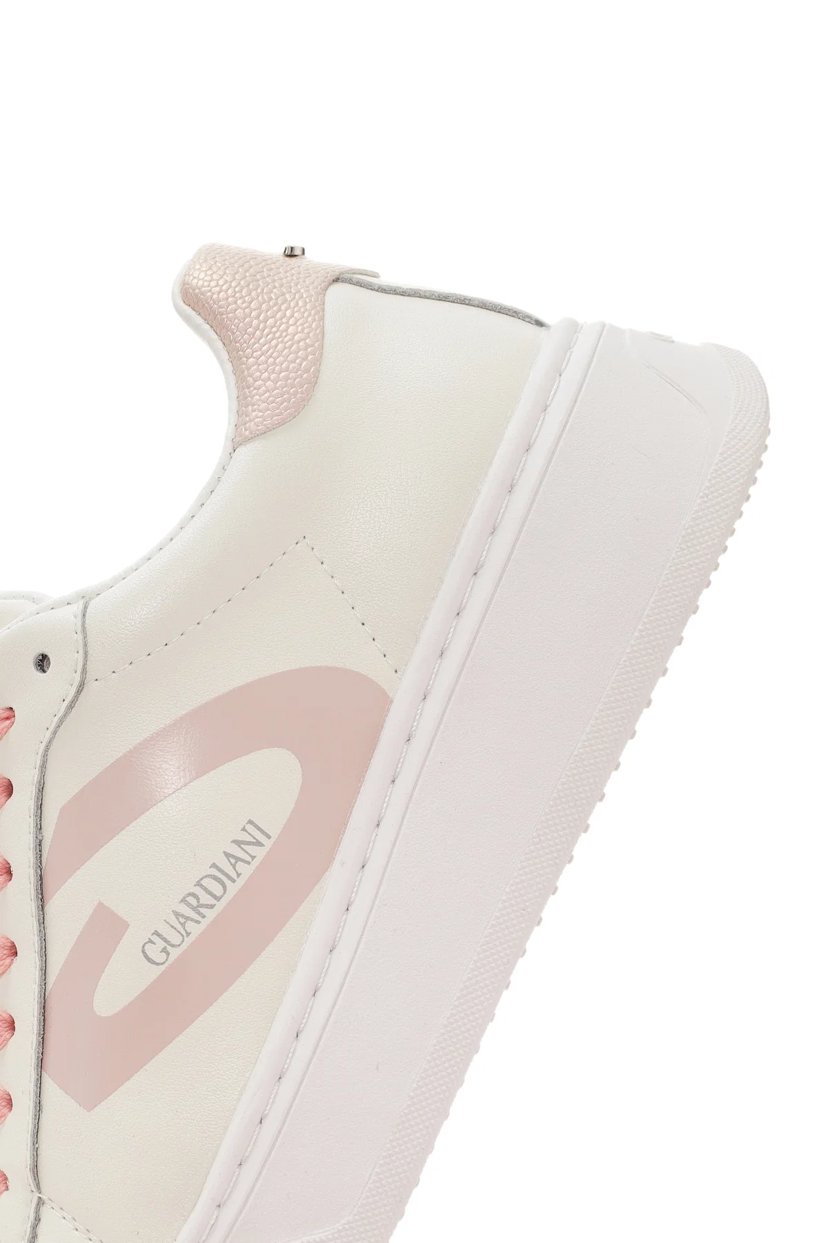 Alberto Guardiani Kadın Bej New Era Bağcıklı Deri Sneaker - Image 8