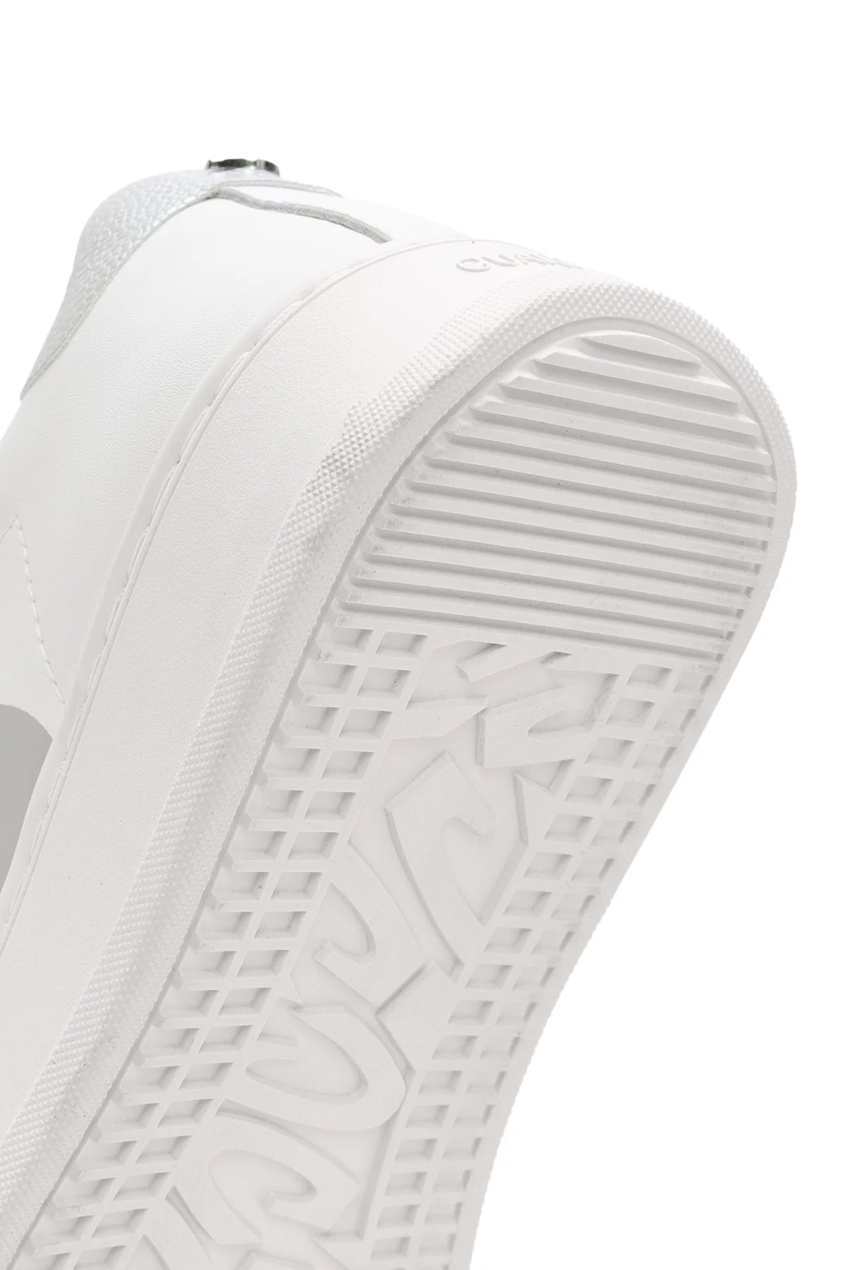 Alberto Guardiani Kadın Beyaz New Era Bağcıklı Deri Sneaker - Image 8