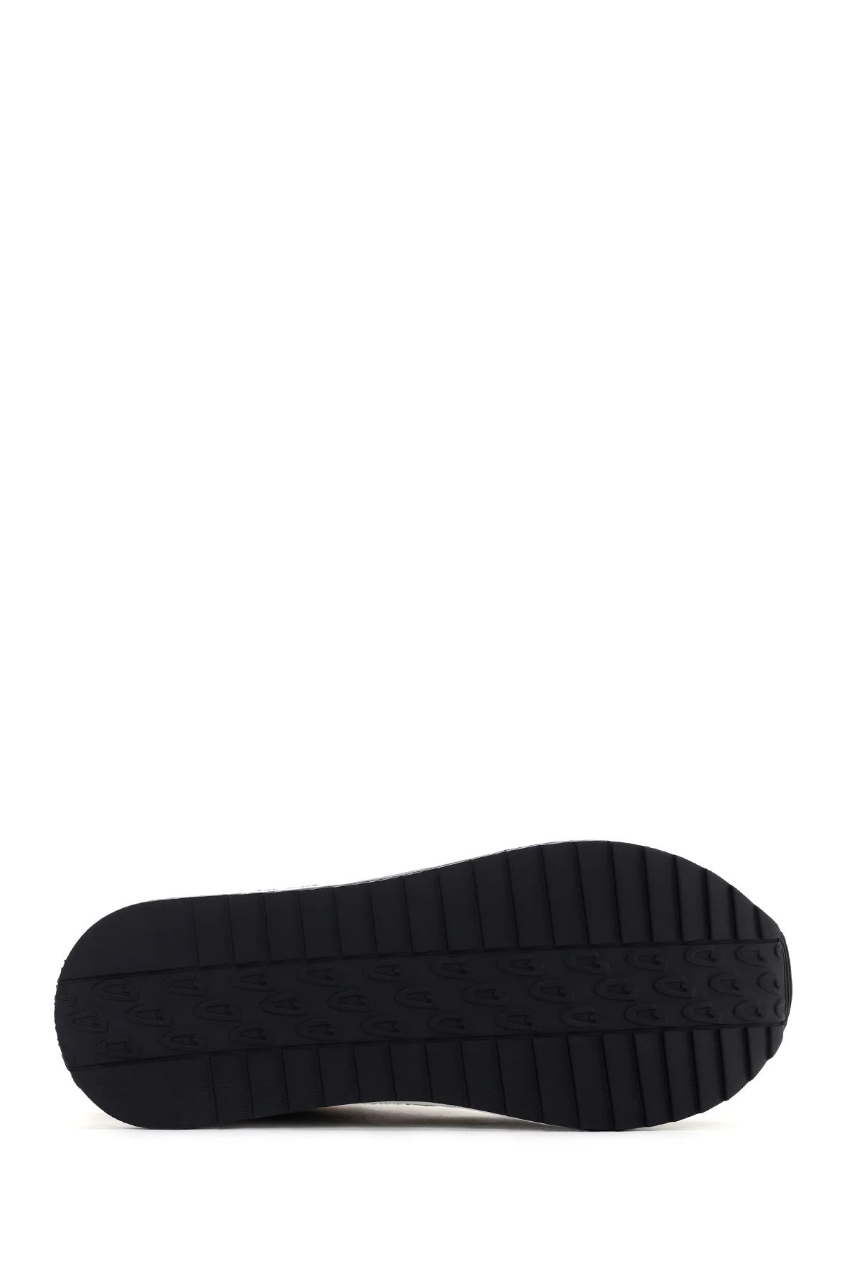 Alberto Guardiani Kadın Siyah Altın Louise Kalın Tabanlı Deri Sneaker - Image 4