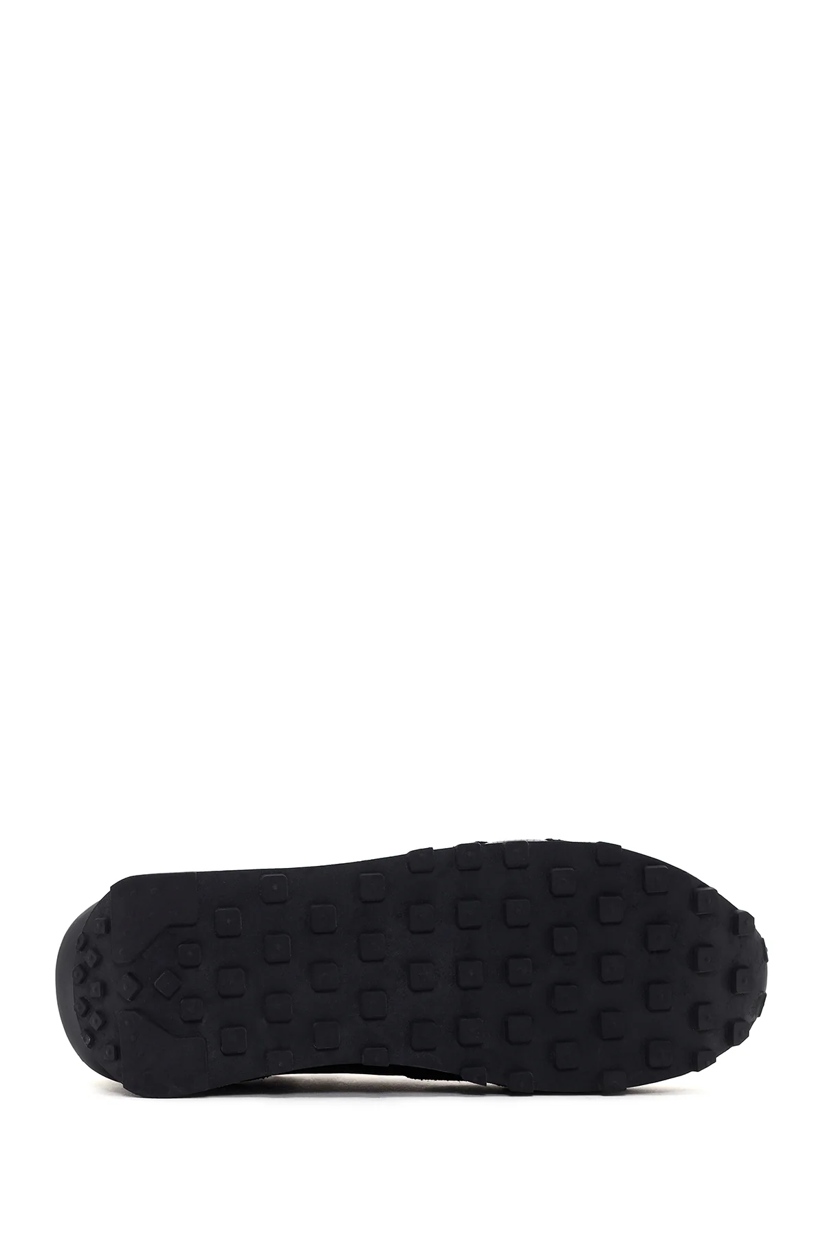 Alberto Guardiani Kadın Siyah Wen Deri Kalın Tabanlı Sneaker - Image 4