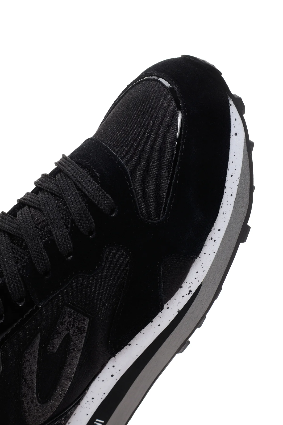 Alberto Guardiani Kadın Siyah Wen Kalın Tabanlı Taşlı Sneaker - Image 9