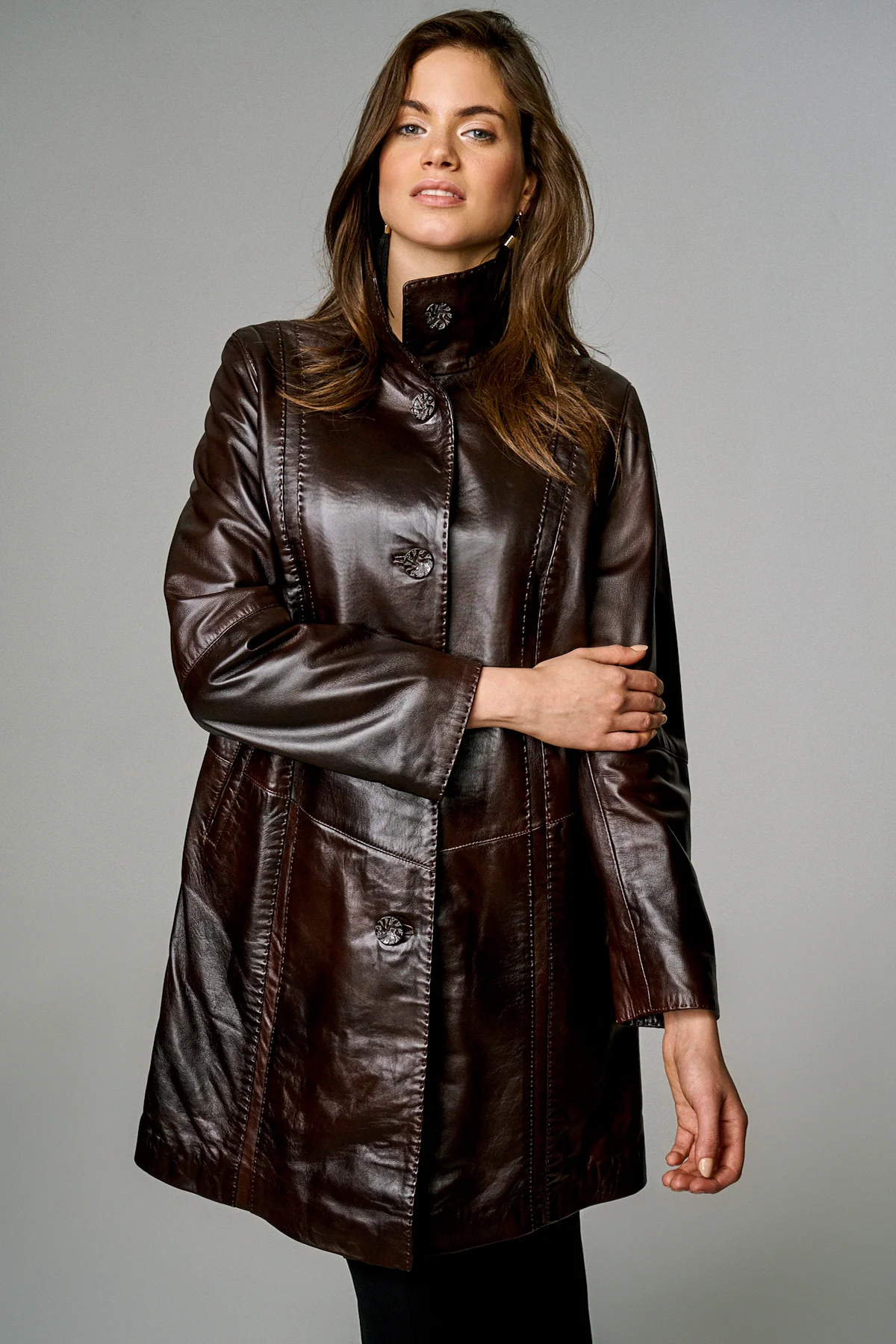 Anastasia Kadın Deri Ceket - Image 4