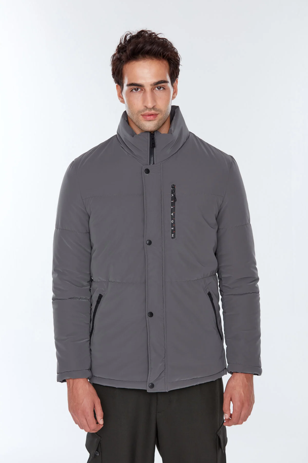 Berlin Erkek Gri Softwear Mont - Image 2