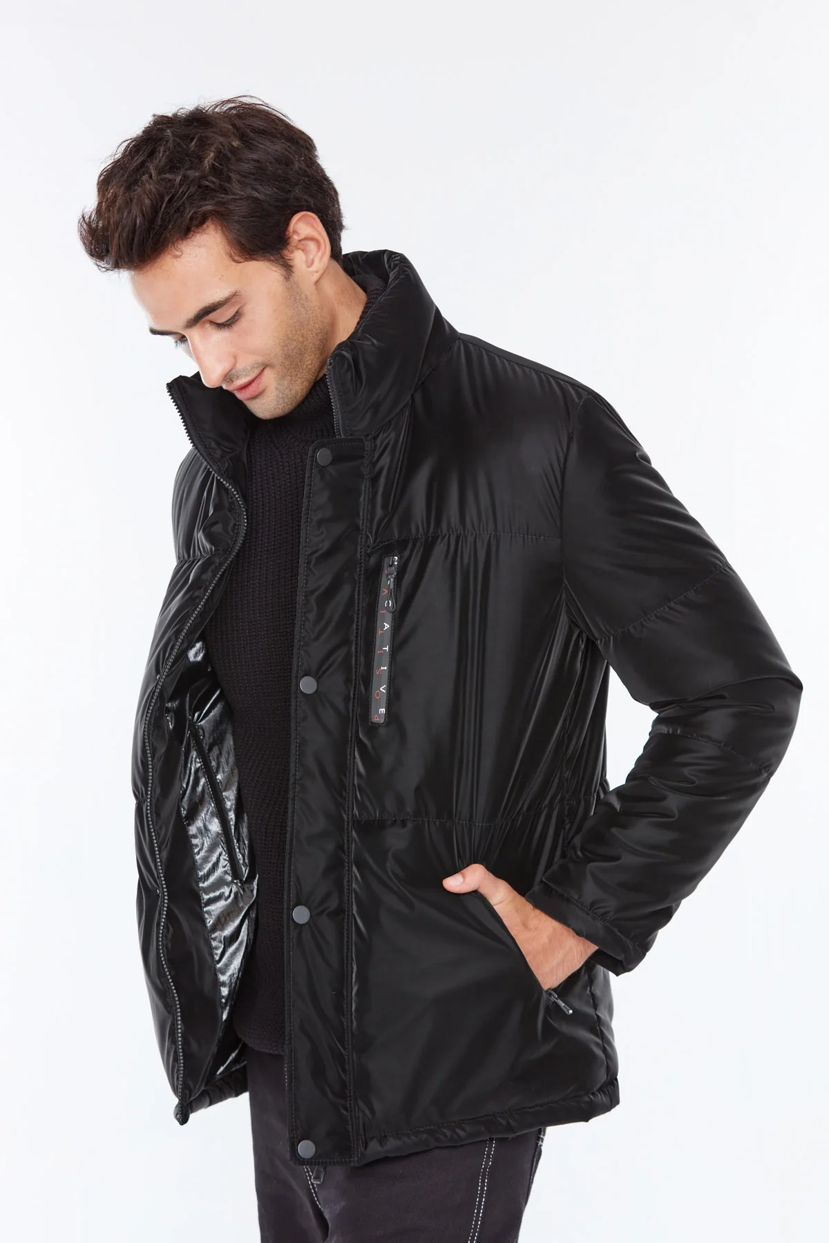 Berlin Erkek Siyah Softwear Mont - Image 3