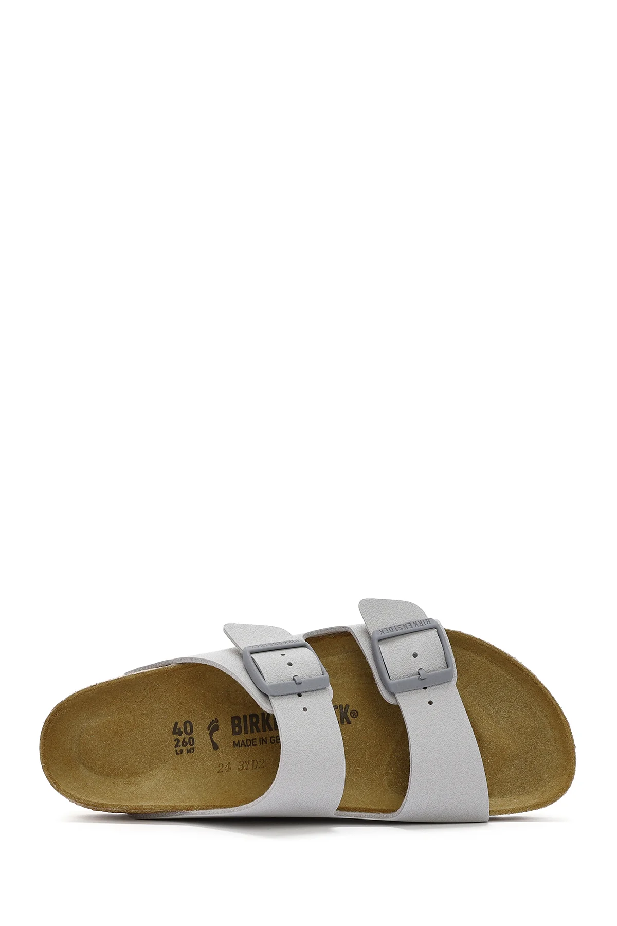 Birkenstock Erkek Bej Arizona Bf Çift Tokalı Terlik - Image 5