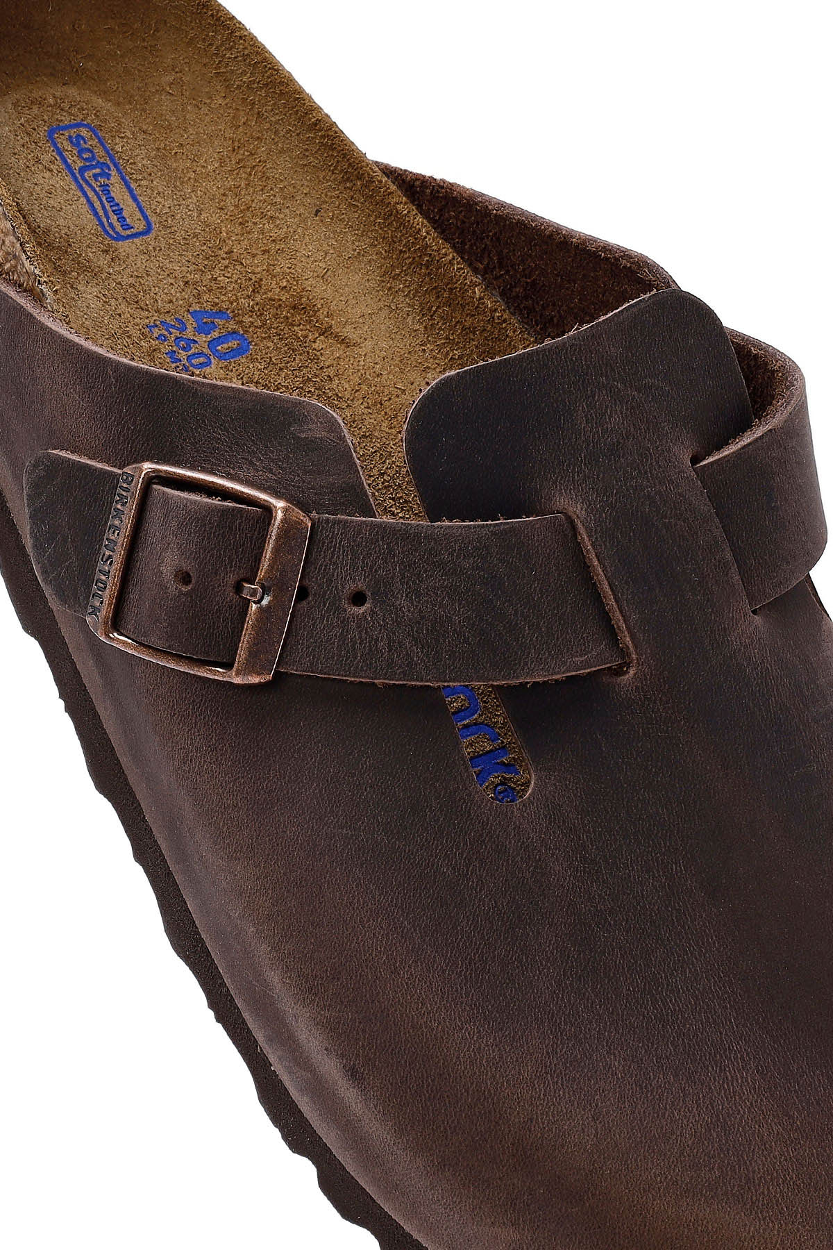 Birkenstock Erkek Kahverengi Boston Nubuk Deri Terlik - Image 11