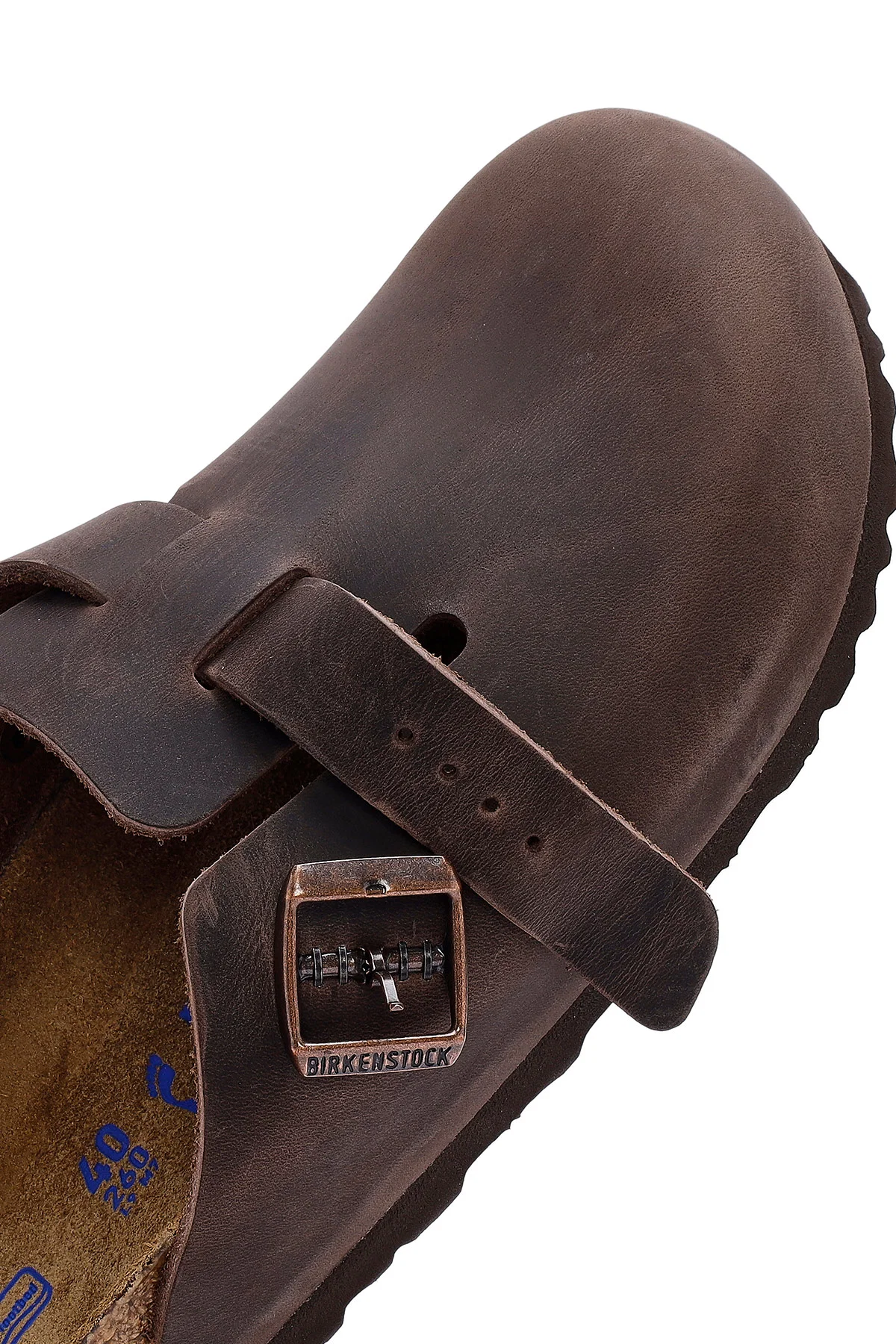 Birkenstock Erkek Kahverengi Boston Nubuk Deri Terlik - Image 12