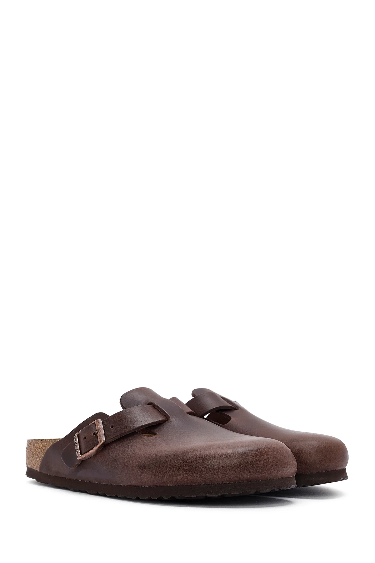 Birkenstock Erkek Kahverengi Boston Nubuk Deri Terlik - Image 3