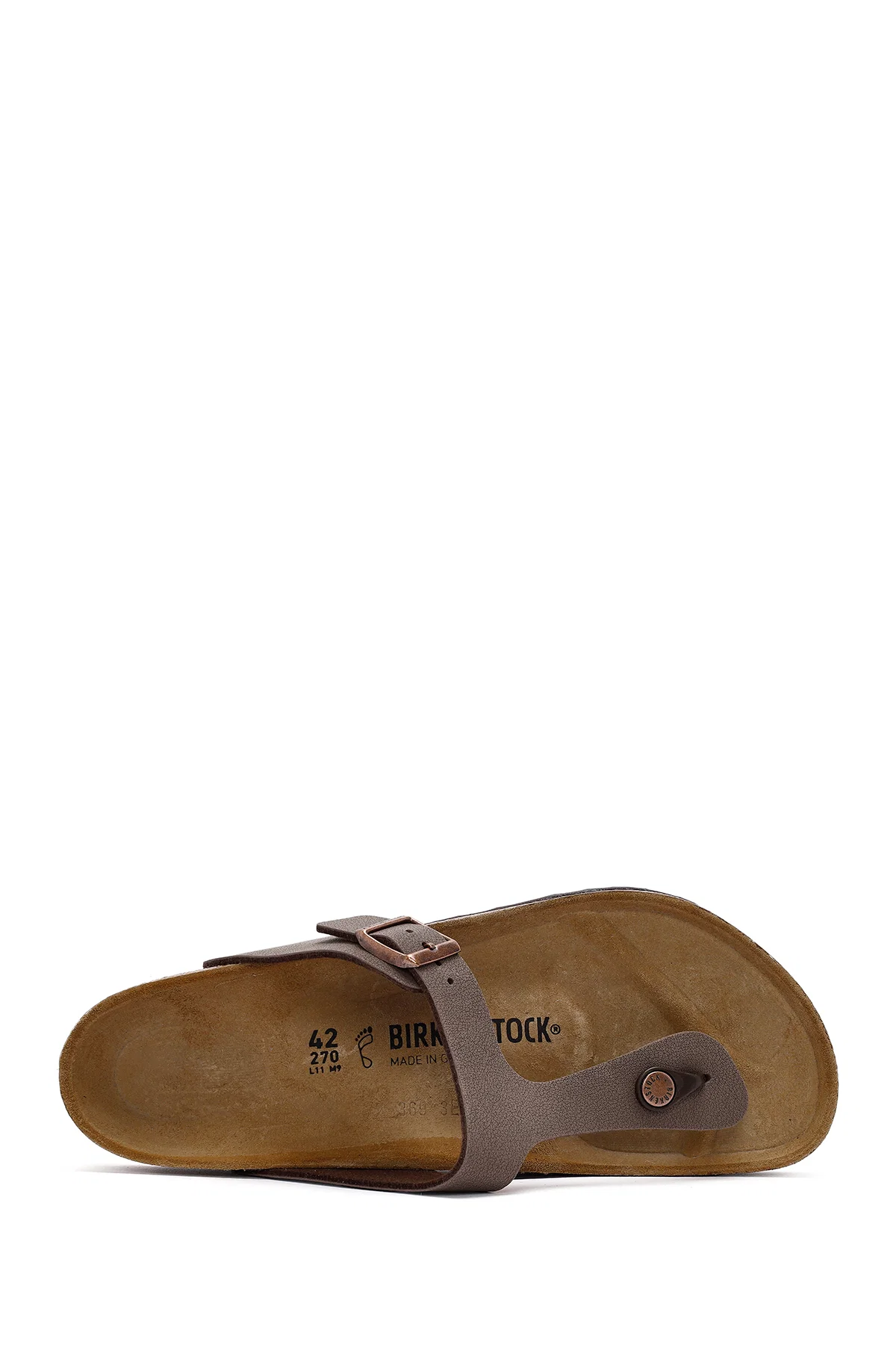 Birkenstock Erkek Kahverengi Gizeh Parmak Arası Terlik - Image 5