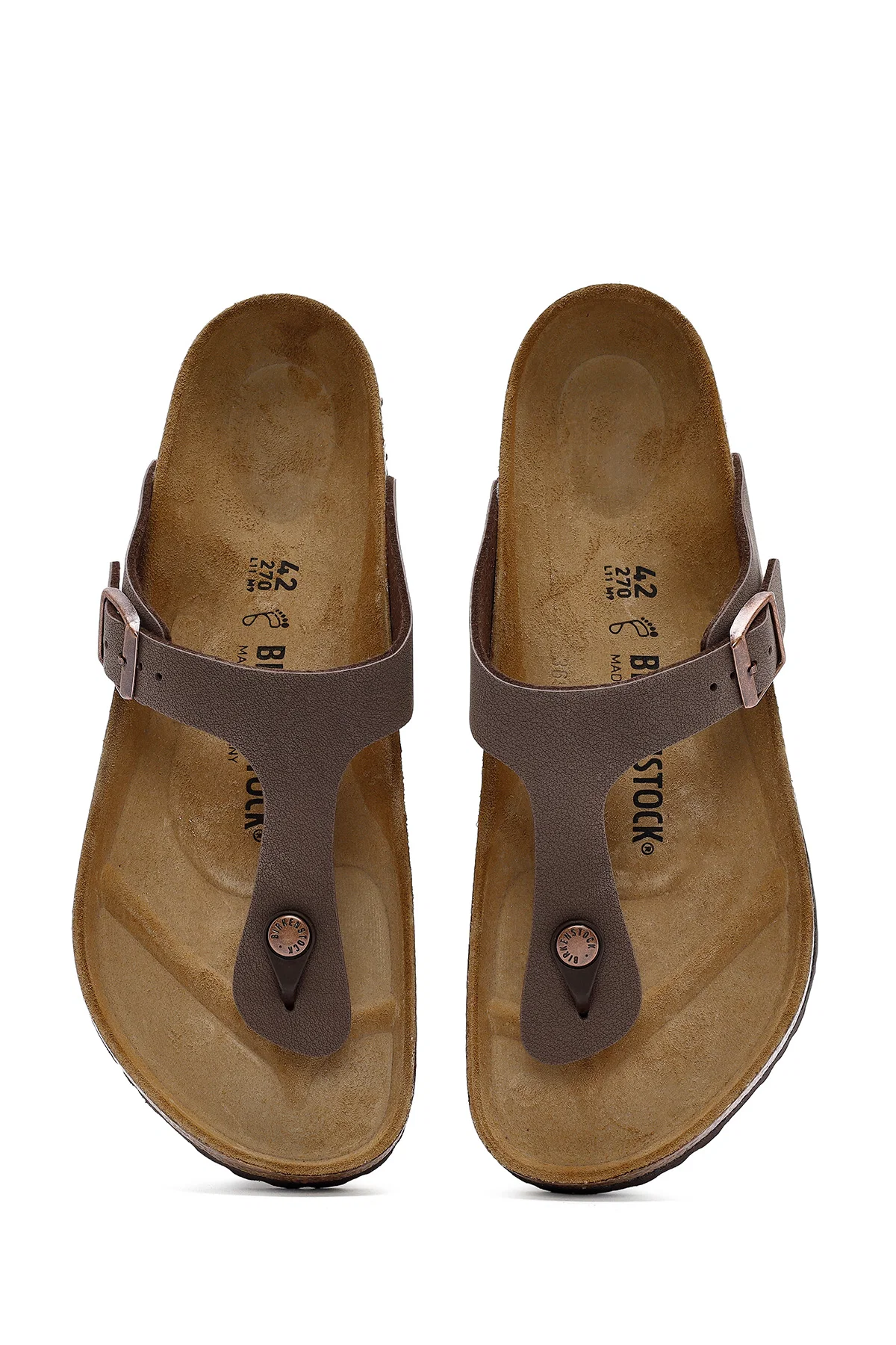 Birkenstock Erkek Kahverengi Gizeh Parmak Arası Terlik - Image 8