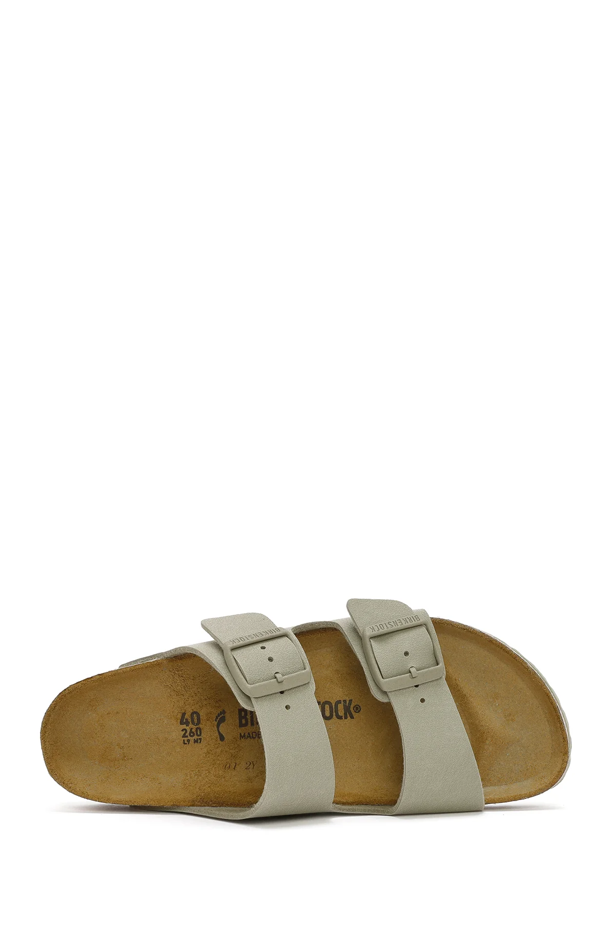 Birkenstock Erkek Yeşil Arizona Bf Çift Tokalı Terlik - Image 5