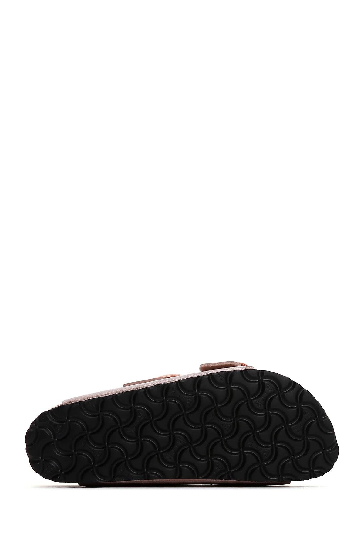 Birkenstock Kadın Bakır Deri Arizona BB Metallic Tokalı Terlik - Image 4